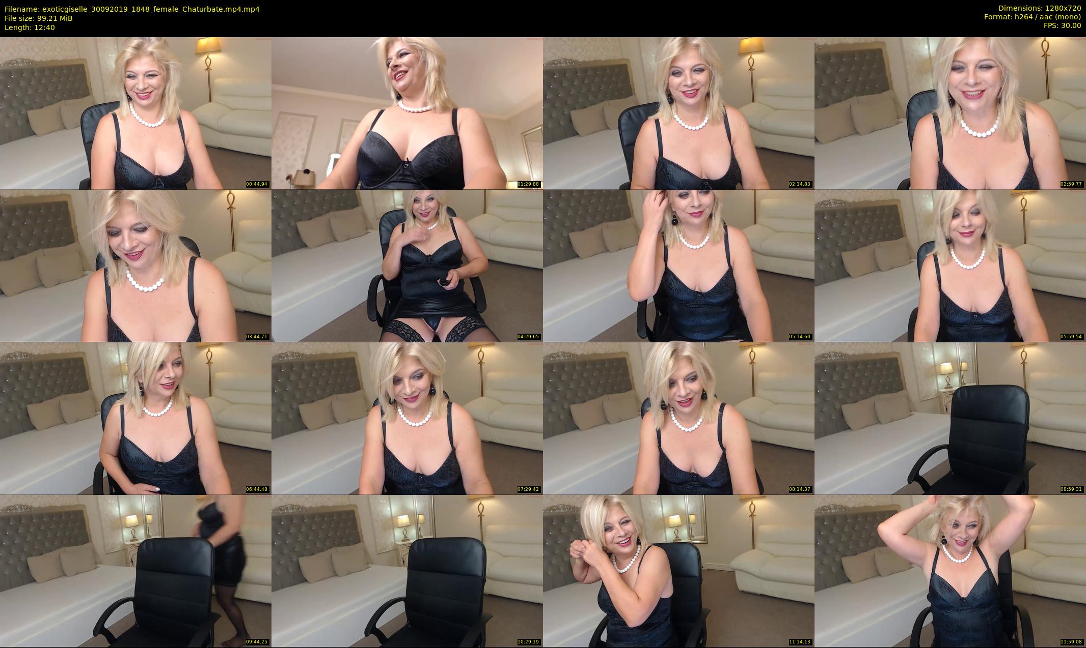 exoticgiselle — 13 minute Chaturbate female cam show recording, 720p, Sep 30, 2019