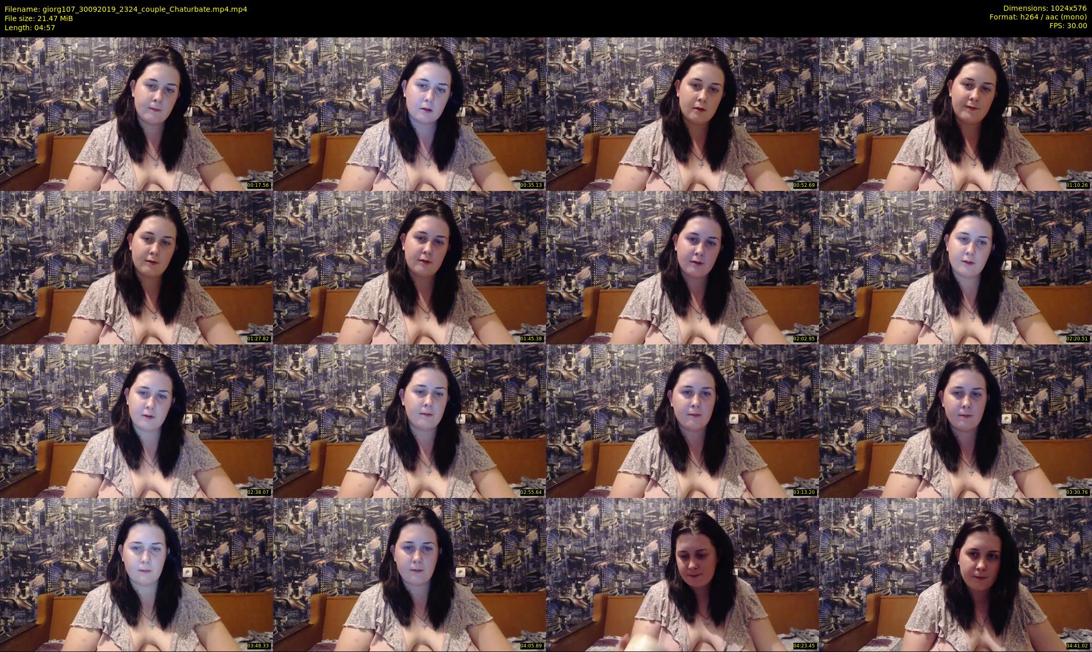 giorg107 — 5 minute Chaturbate couple cam show recording, 480p, Sep 30, 2019
