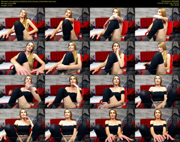 hornygirllx — 14 minute Chaturbate female cam show recording, 480p, Oct 1, 2019