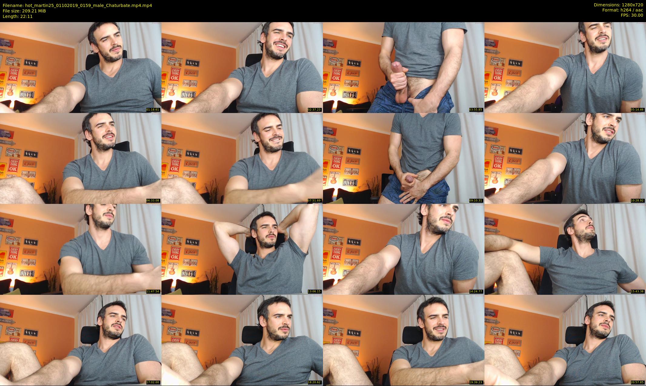 hot_martin25 — 23 minute Chaturbate male cam show recording, 720p, Oct 1, 2019