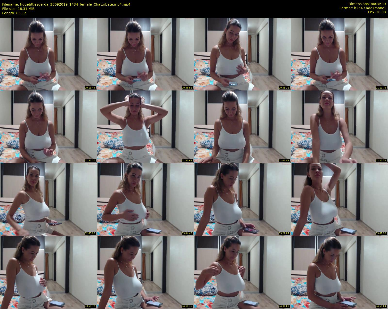hugetittiesgerda — 6 minute Chaturbate female cam show recording, 480p, Sep 30, 2019