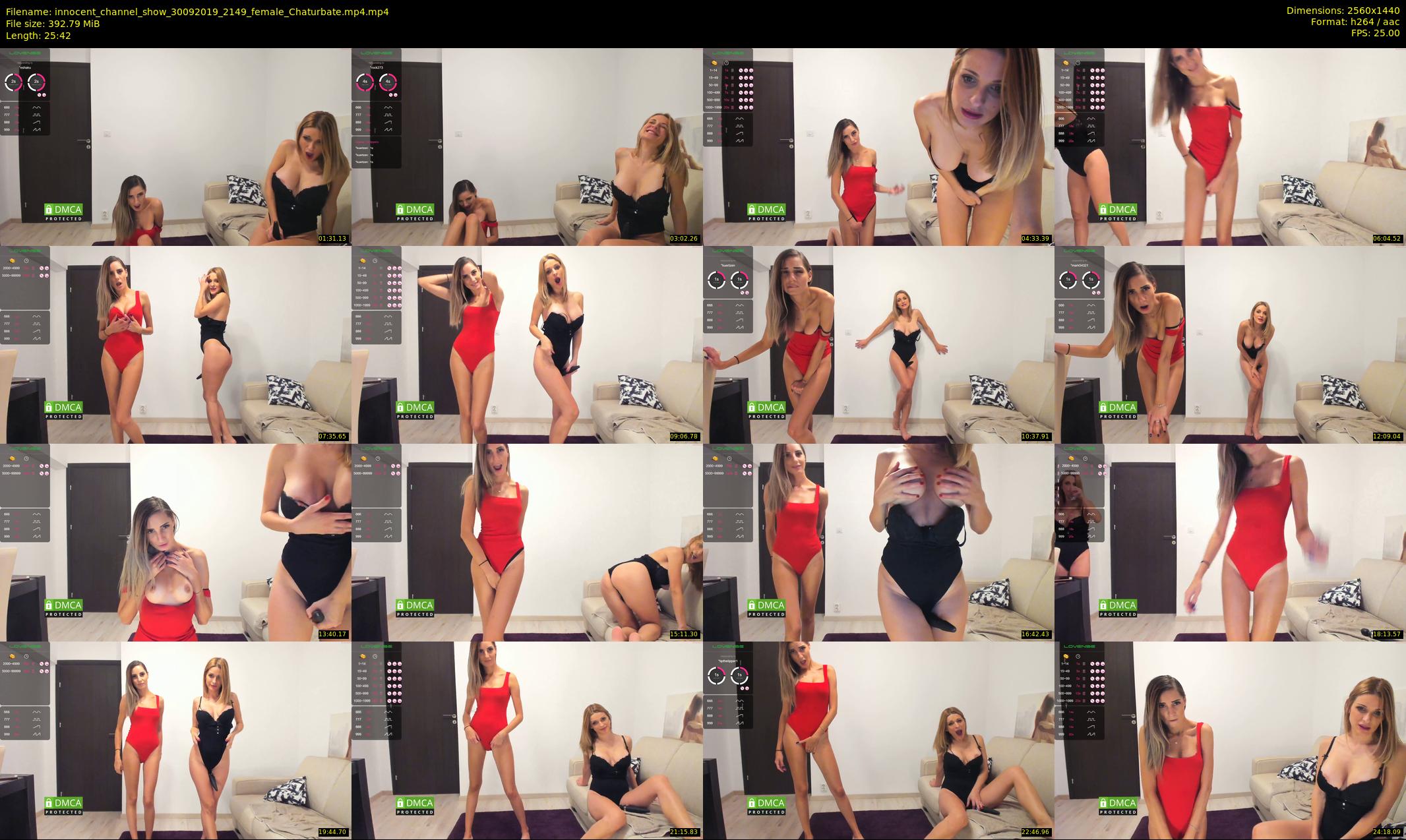 innocent_channel_show — 26 minute Chaturbate female cam show recording, 1080p, Sep 30, 2019