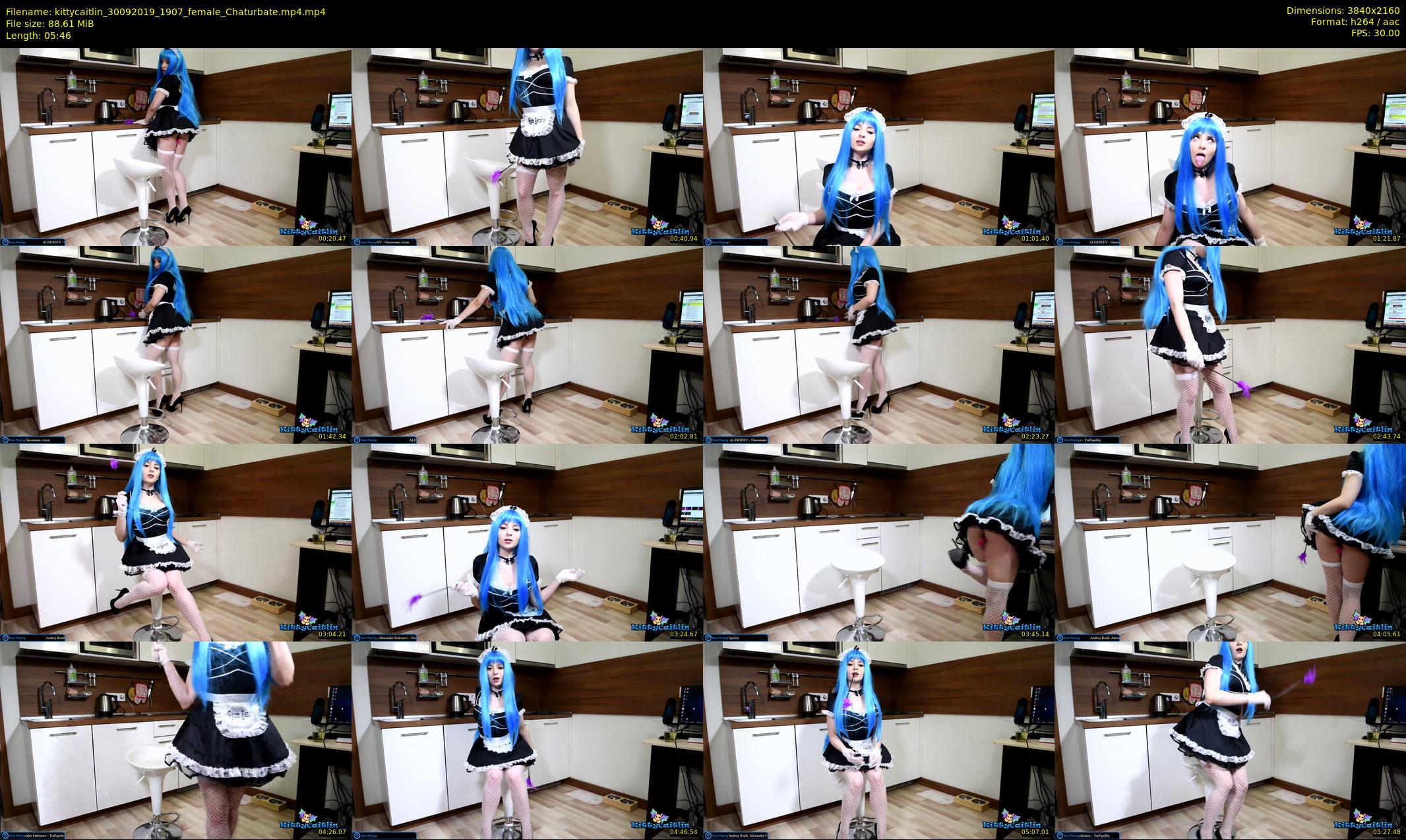 kittycaitlin — 6 minute Chaturbate female cam show recording, 4K, Sep 30, 2019
