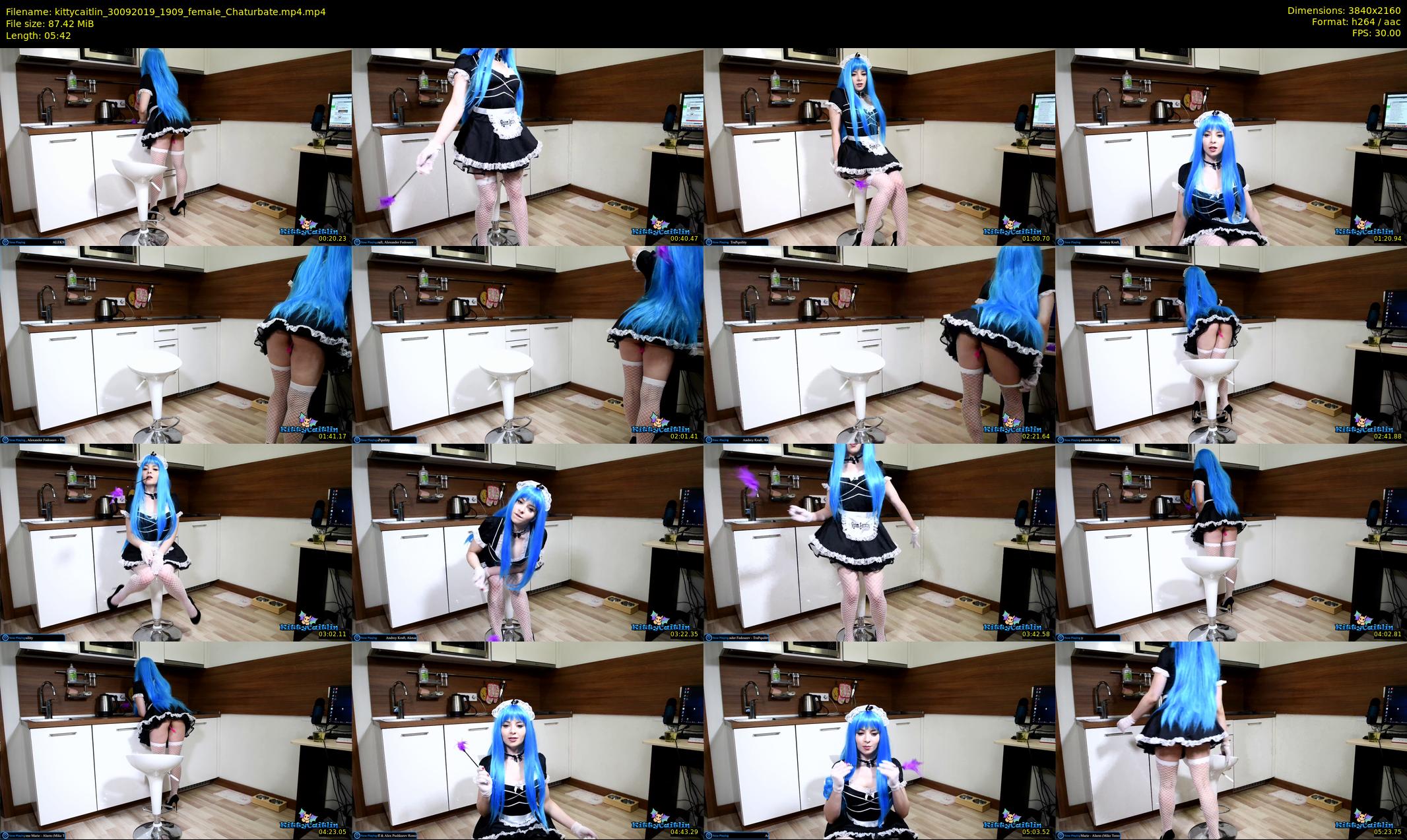 kittycaitlin — 6 minute Chaturbate female cam show recording, 4K, Sep 30, 2019