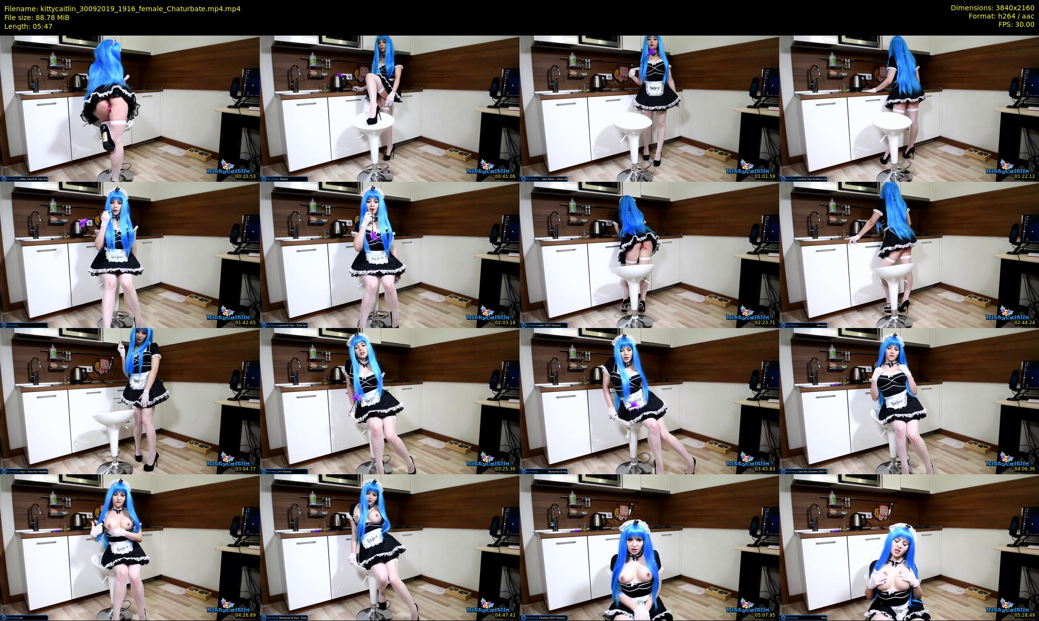 kittycaitlin — 6 minute Chaturbate female cam show recording, 4K, Sep 30, 2019
