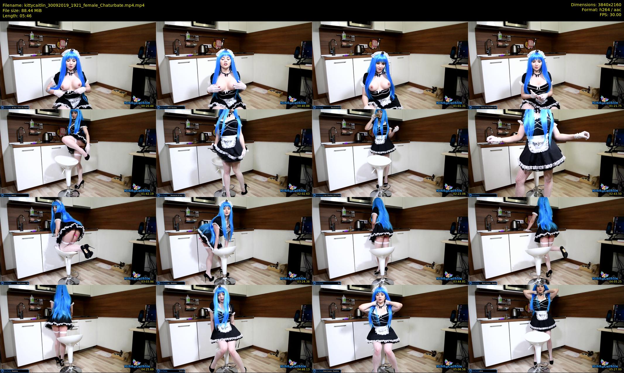 kittycaitlin — 6 minute Chaturbate female cam show recording, 4K, Sep 30, 2019