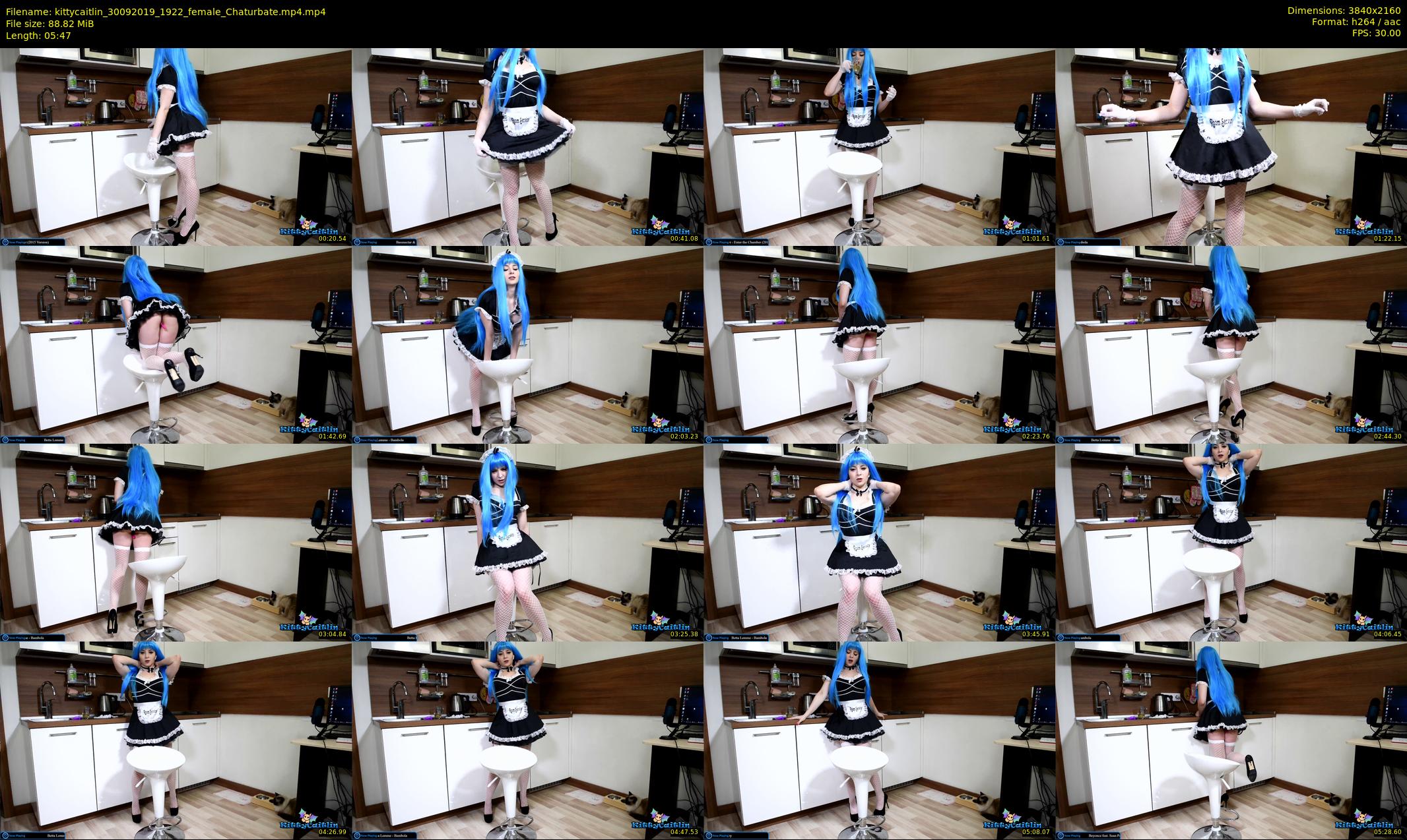 kittycaitlin — 6 minute Chaturbate female cam show recording, 4K, Sep 30, 2019