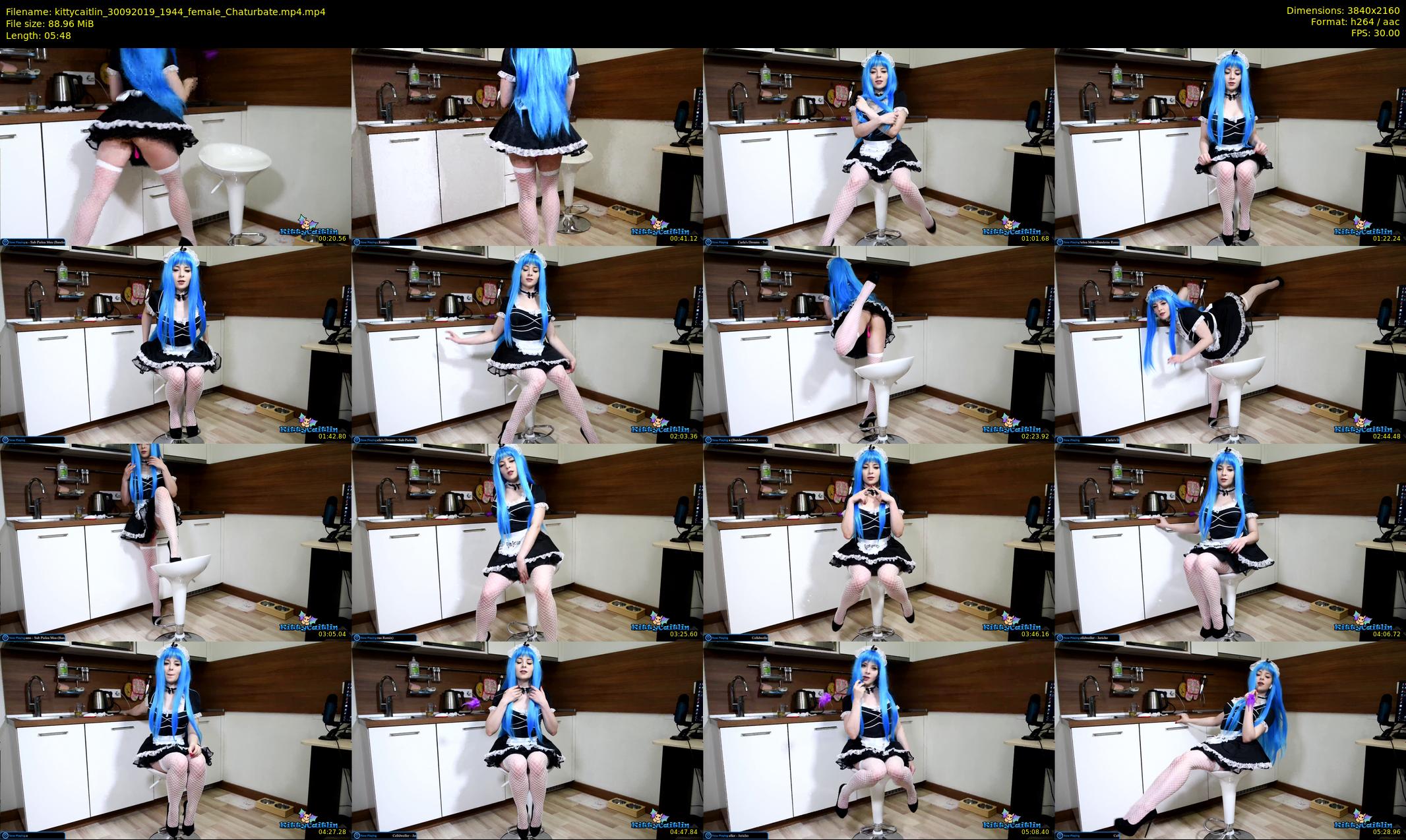 kittycaitlin — 6 minute Chaturbate female cam show recording, 4K, Sep 30, 2019