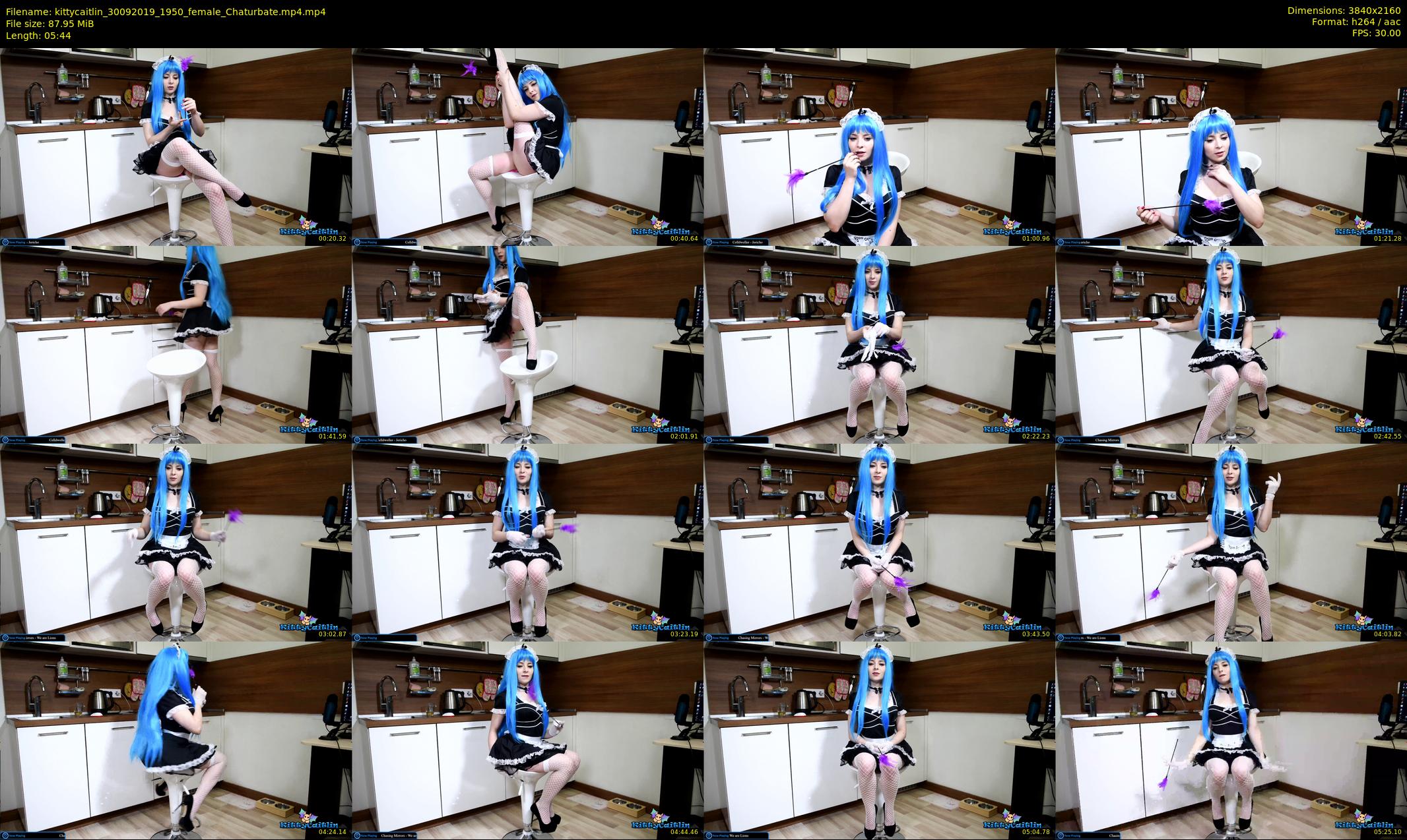kittycaitlin — 6 minute Chaturbate female cam show recording, 4K, Sep 30, 2019