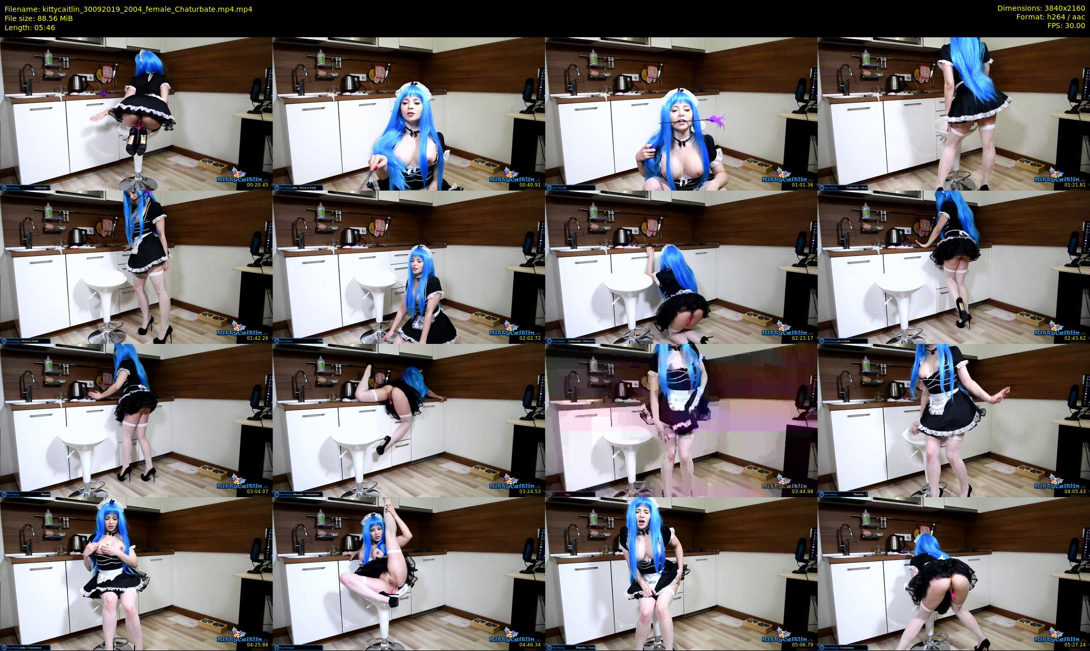 kittycaitlin — 6 minute Chaturbate female cam show recording, 4K, Sep 30, 2019