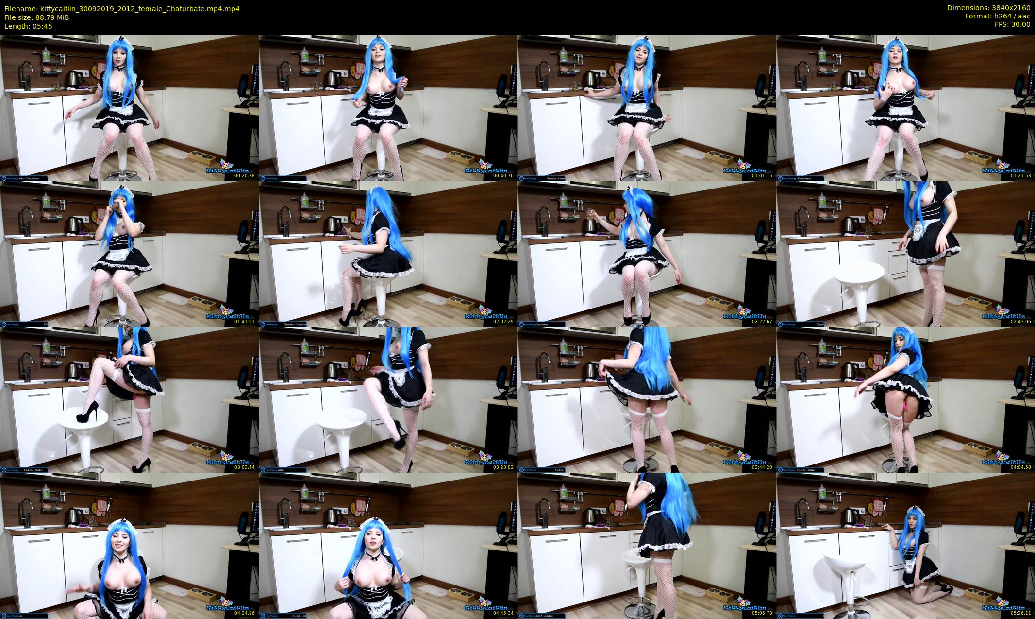 kittycaitlin — 6 minute Chaturbate female cam show recording, 4K, Sep 30, 2019