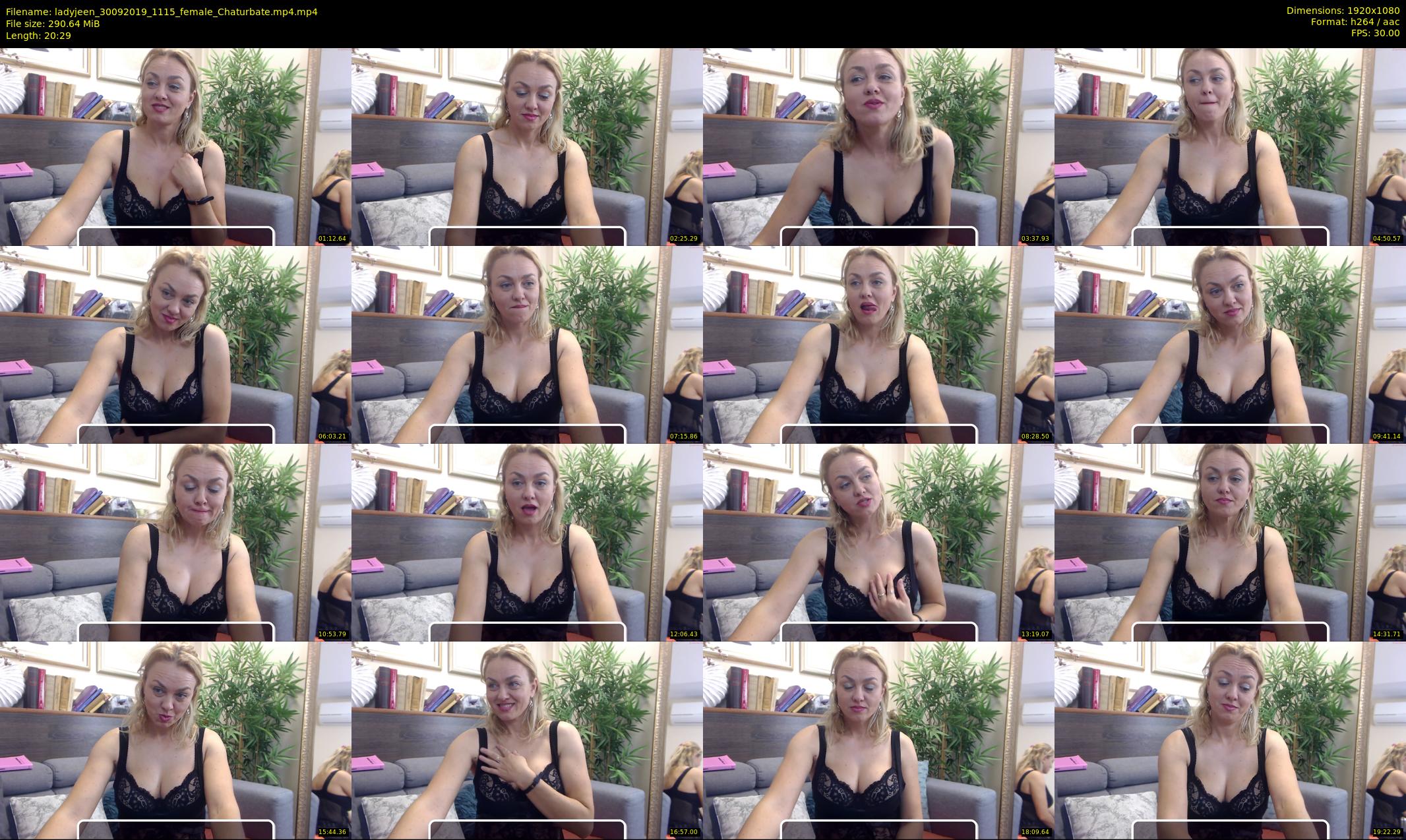ladyjeen — 21 minute Chaturbate female cam show recording, 1080p, Sep 30, 2019