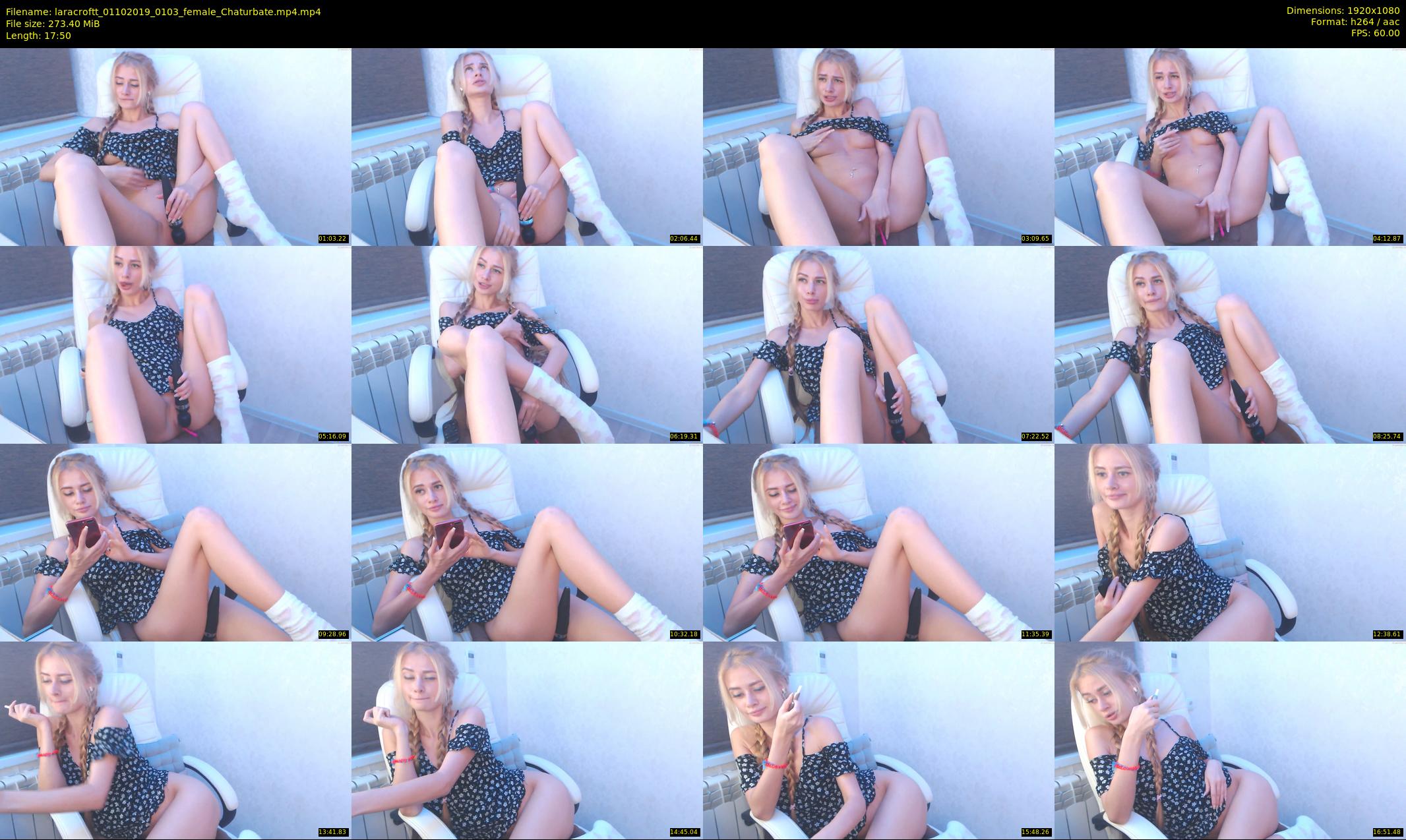 laracroftt — 18 minute Chaturbate female cam show recording, 1080p, Oct 1, 2019