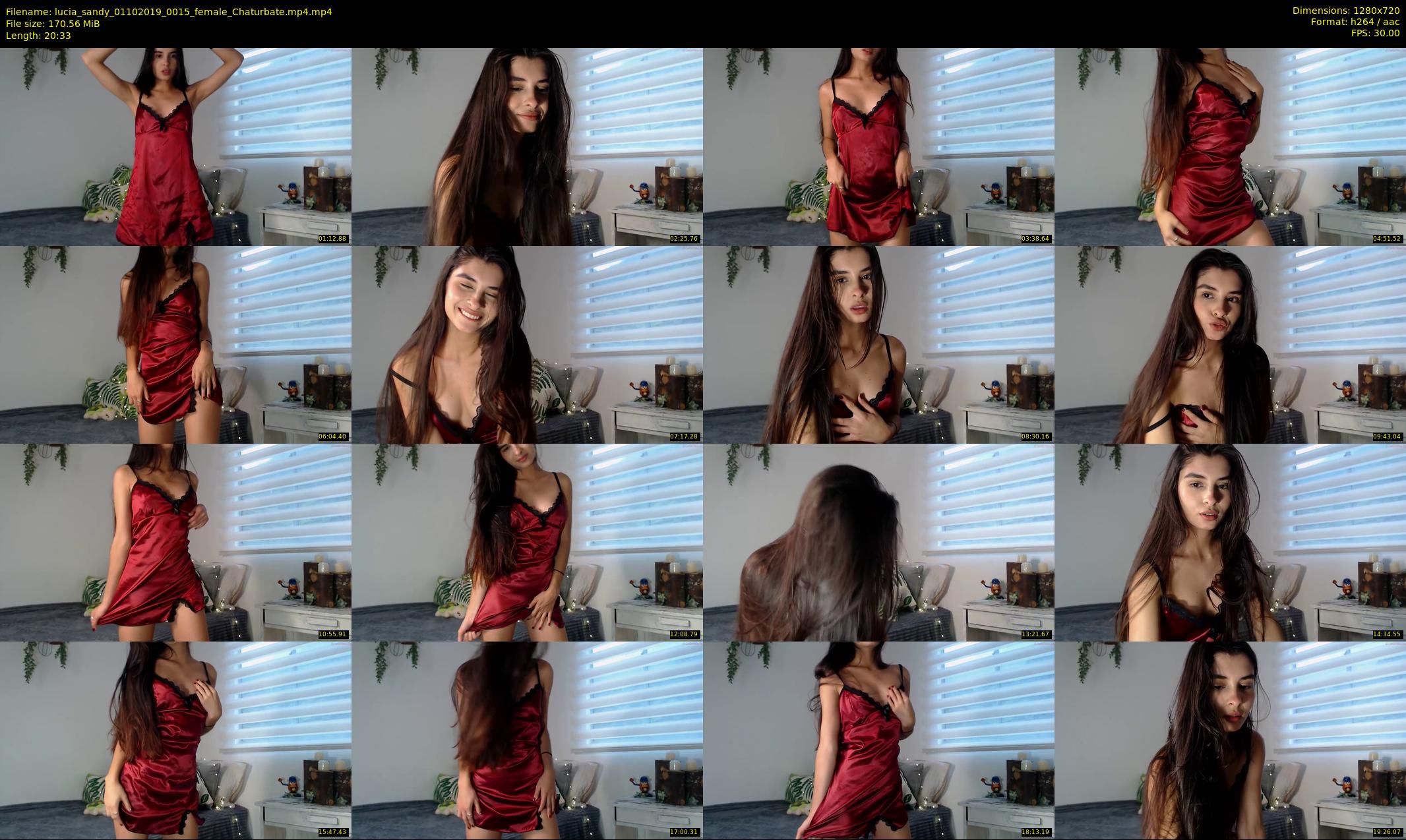 lucia_sandy — 21 minute Chaturbate female cam show recording, 720p, Oct 1, 2019