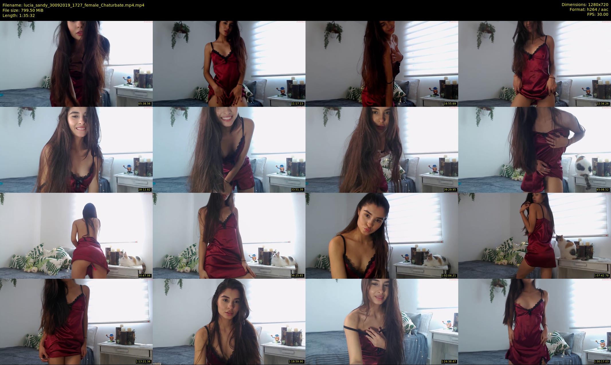 lucia_sandy — 96 minute Chaturbate female cam show recording, 720p, Sep 30, 2019