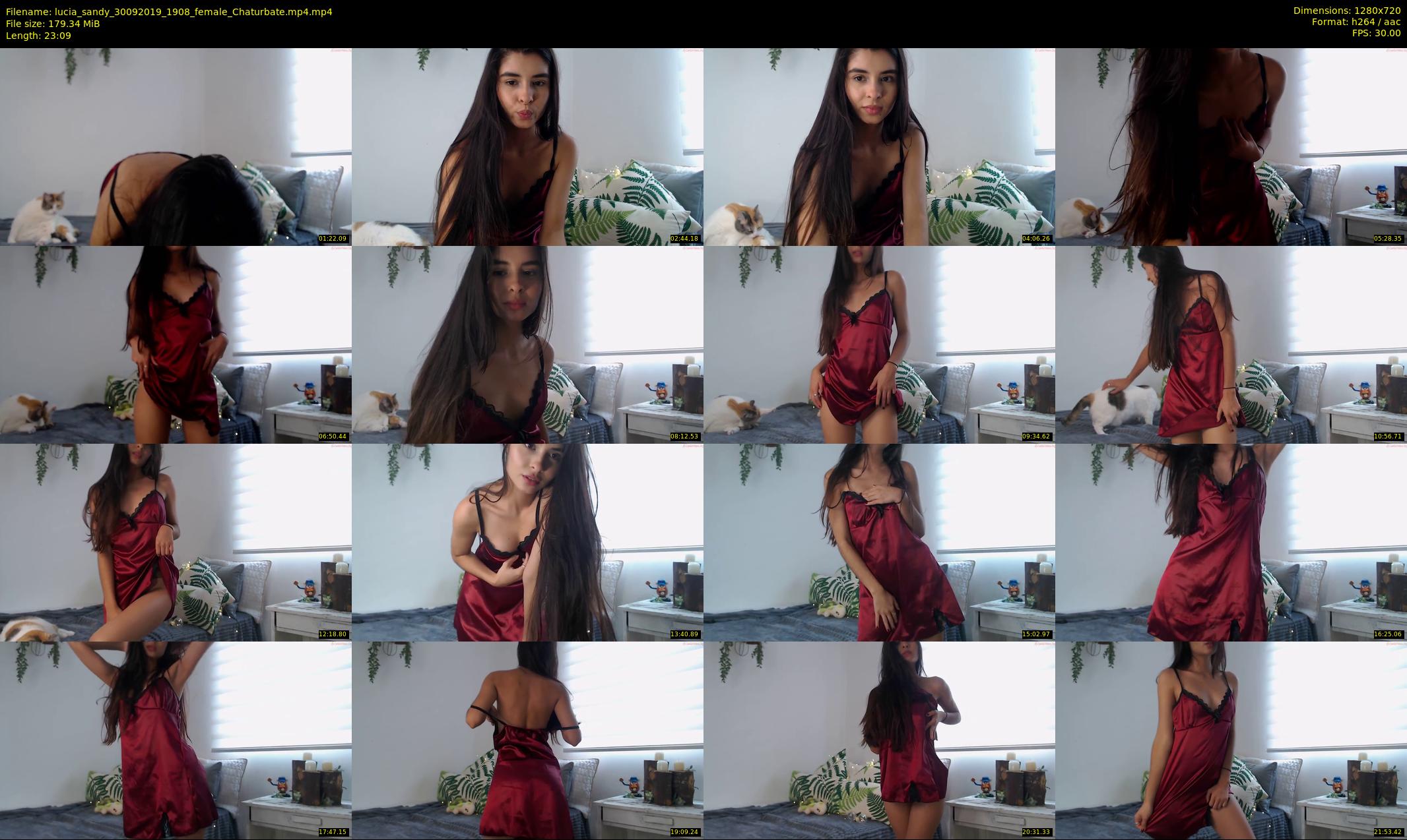 lucia_sandy — 24 minute Chaturbate female cam show recording, 720p, Sep 30, 2019