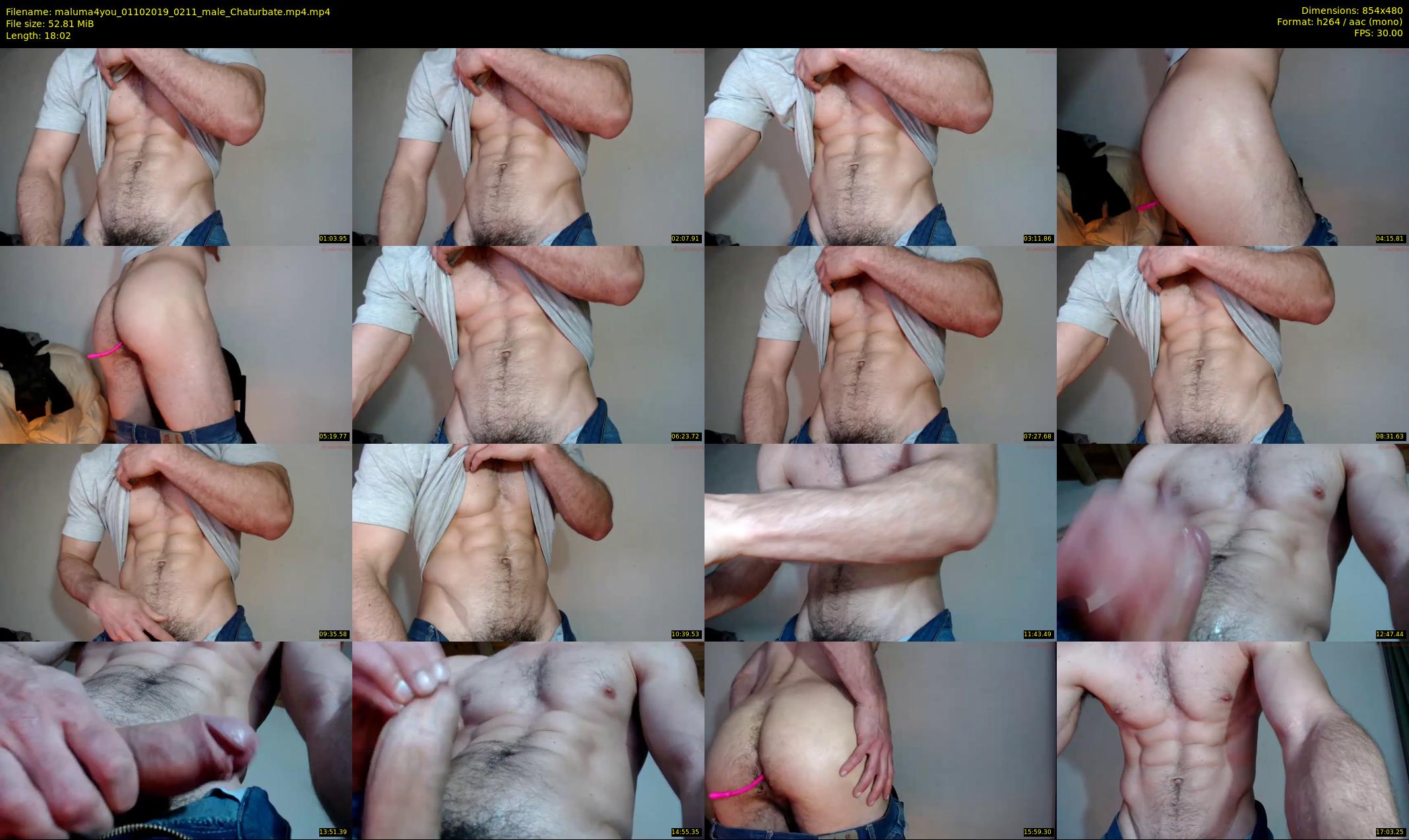 maluma4you — 19 minute Chaturbate male cam show recording, 480p, Oct 1, 2019