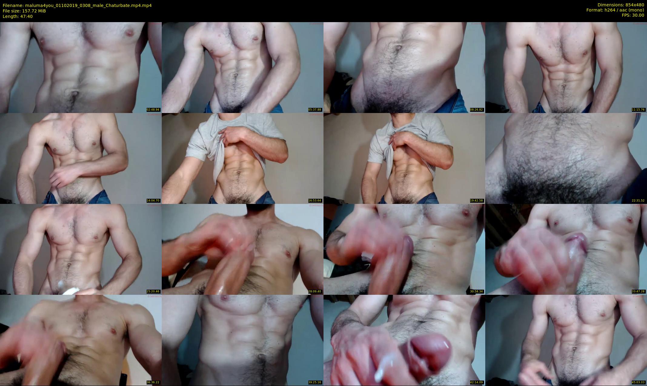 maluma4you — 48 minute Chaturbate male cam show recording, 480p, Oct 1, 2019
