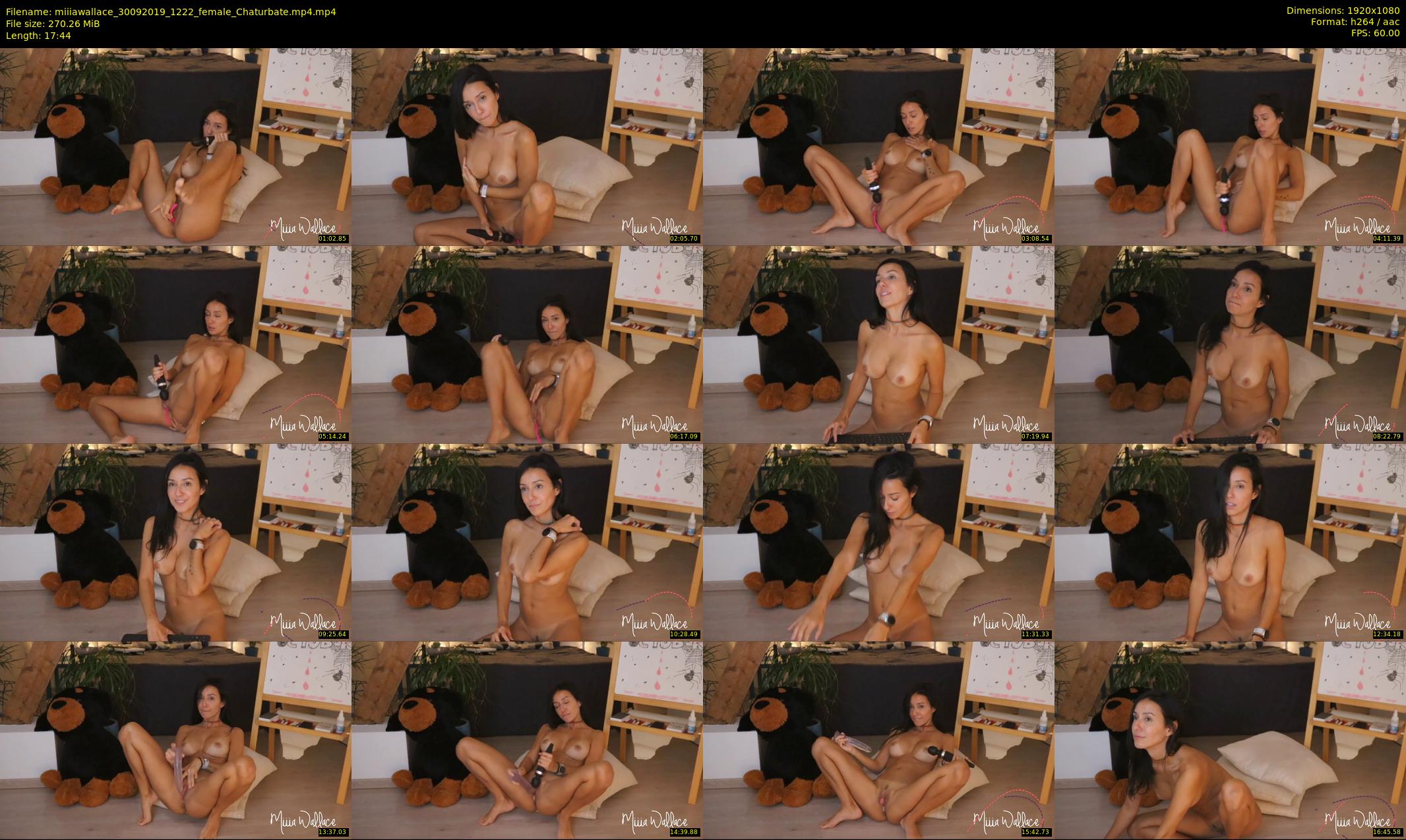 miiiawallace — 18 minute Chaturbate female cam show recording, 1080p, Sep 30, 2019
