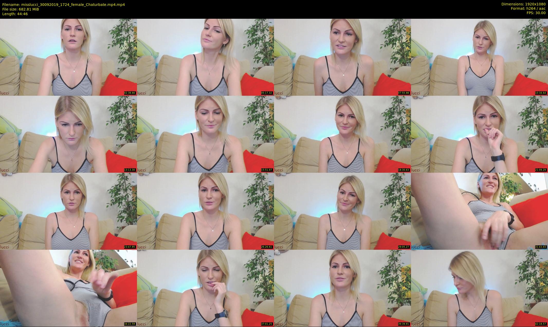 misslucci — 45 minute Chaturbate female cam show recording, 1080p, Sep 30, 2019
