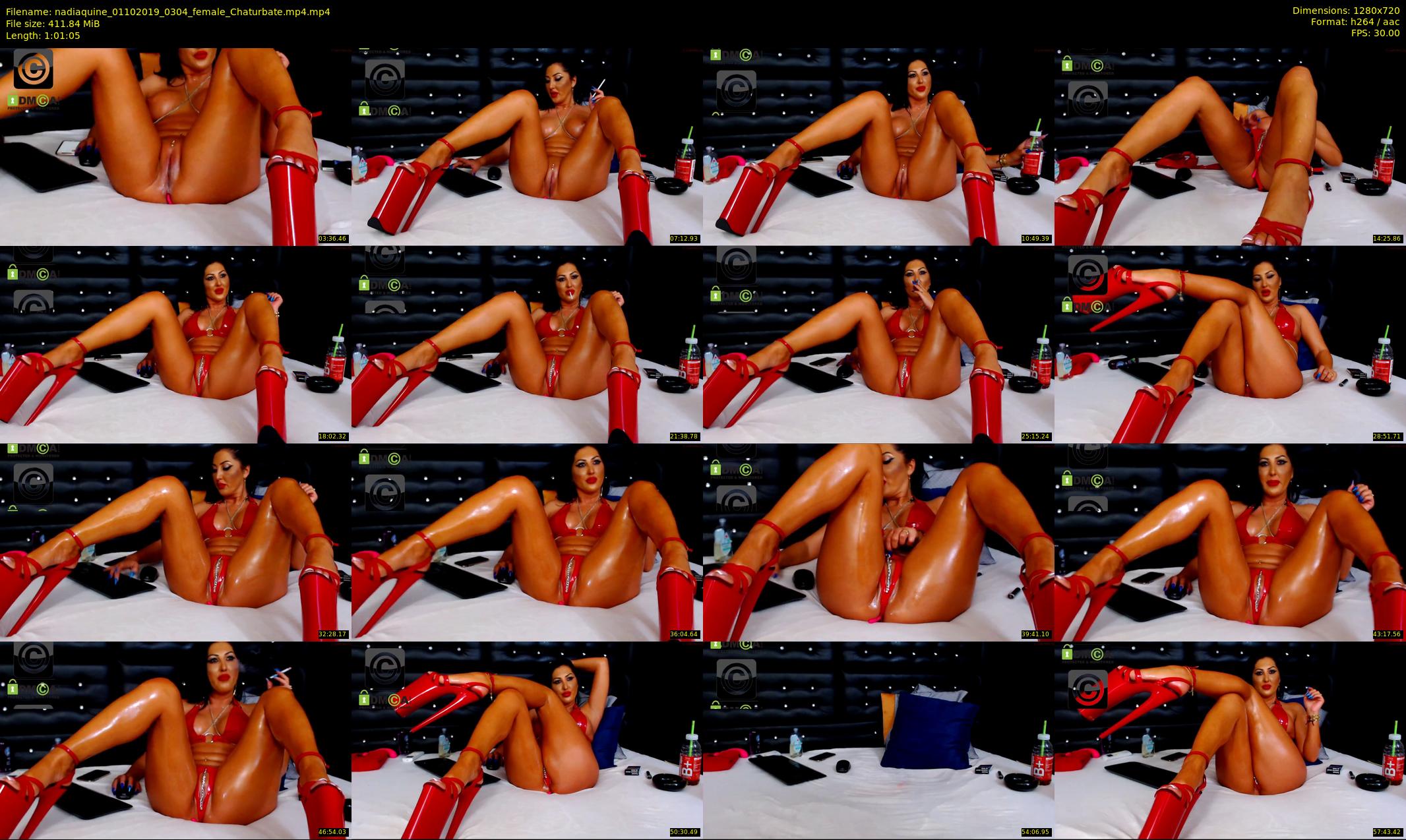 nadiaquine — 62 minute Chaturbate female cam show recording, 720p, Oct 1, 2019