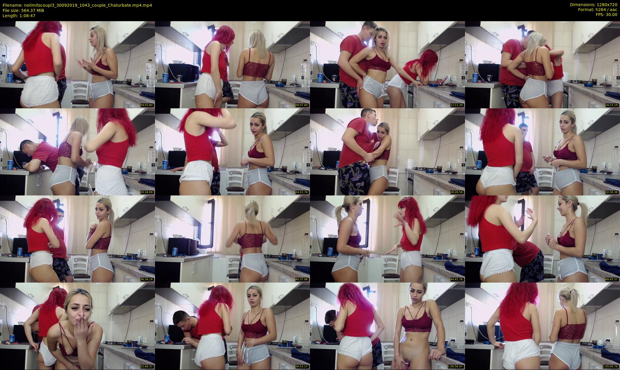 nolimitscoupl3 — 69 minute Chaturbate couple cam show recording, 720p, Sep 30, 2019