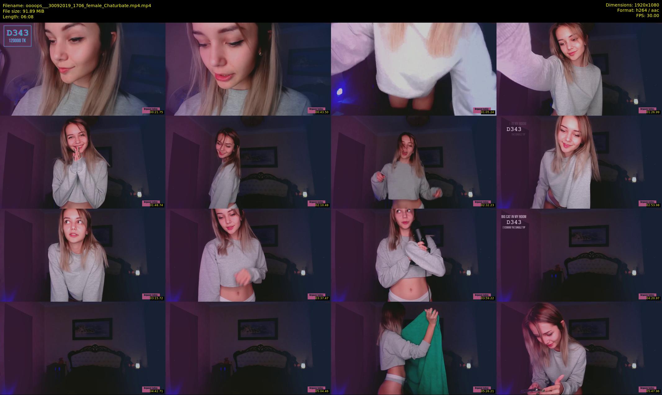 oooops__ — 7 minute Chaturbate female cam show recording, 1080p, Sep 30, 2019