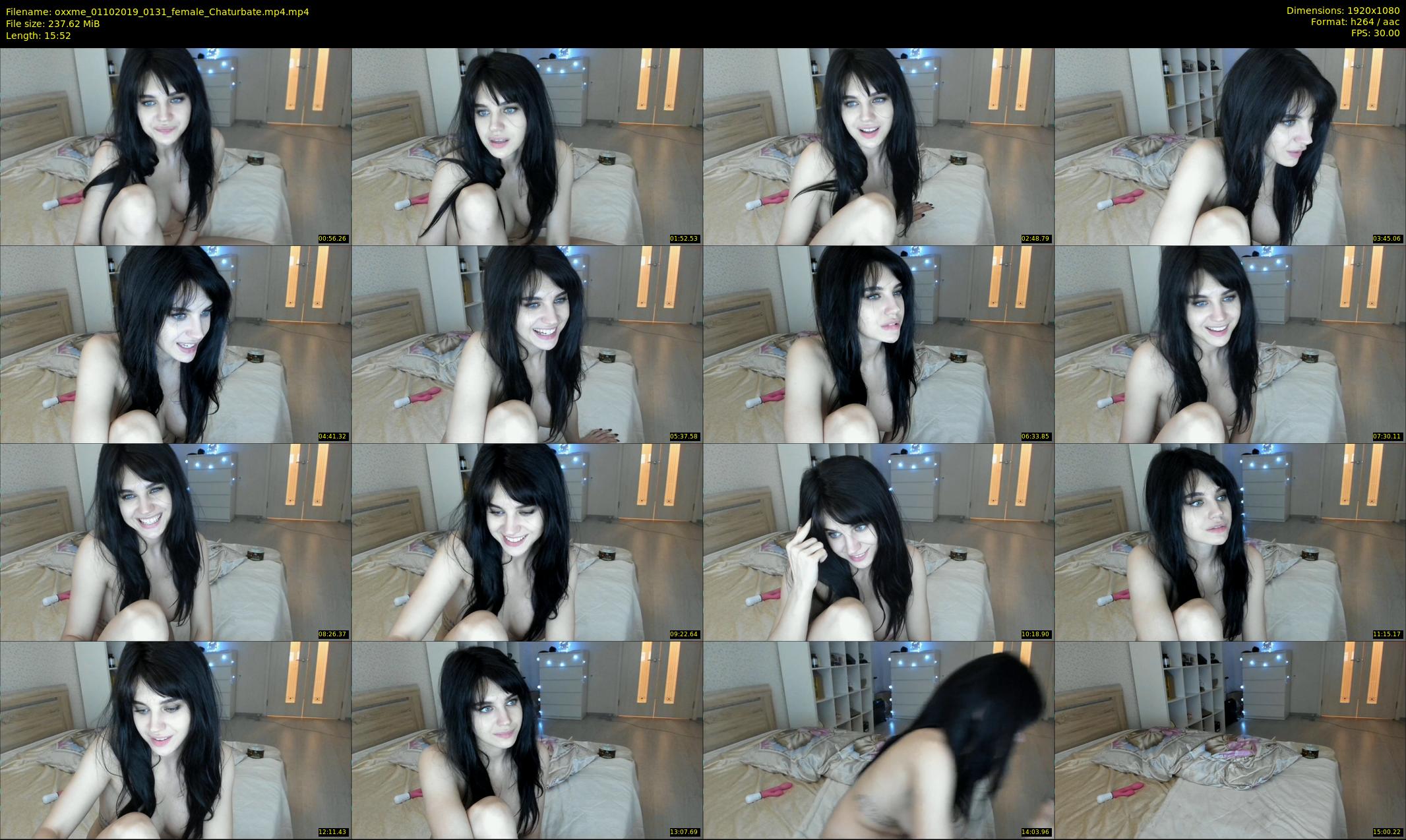 oxxme — 16 minute Chaturbate female cam show recording, 1080p, Oct 1, 2019