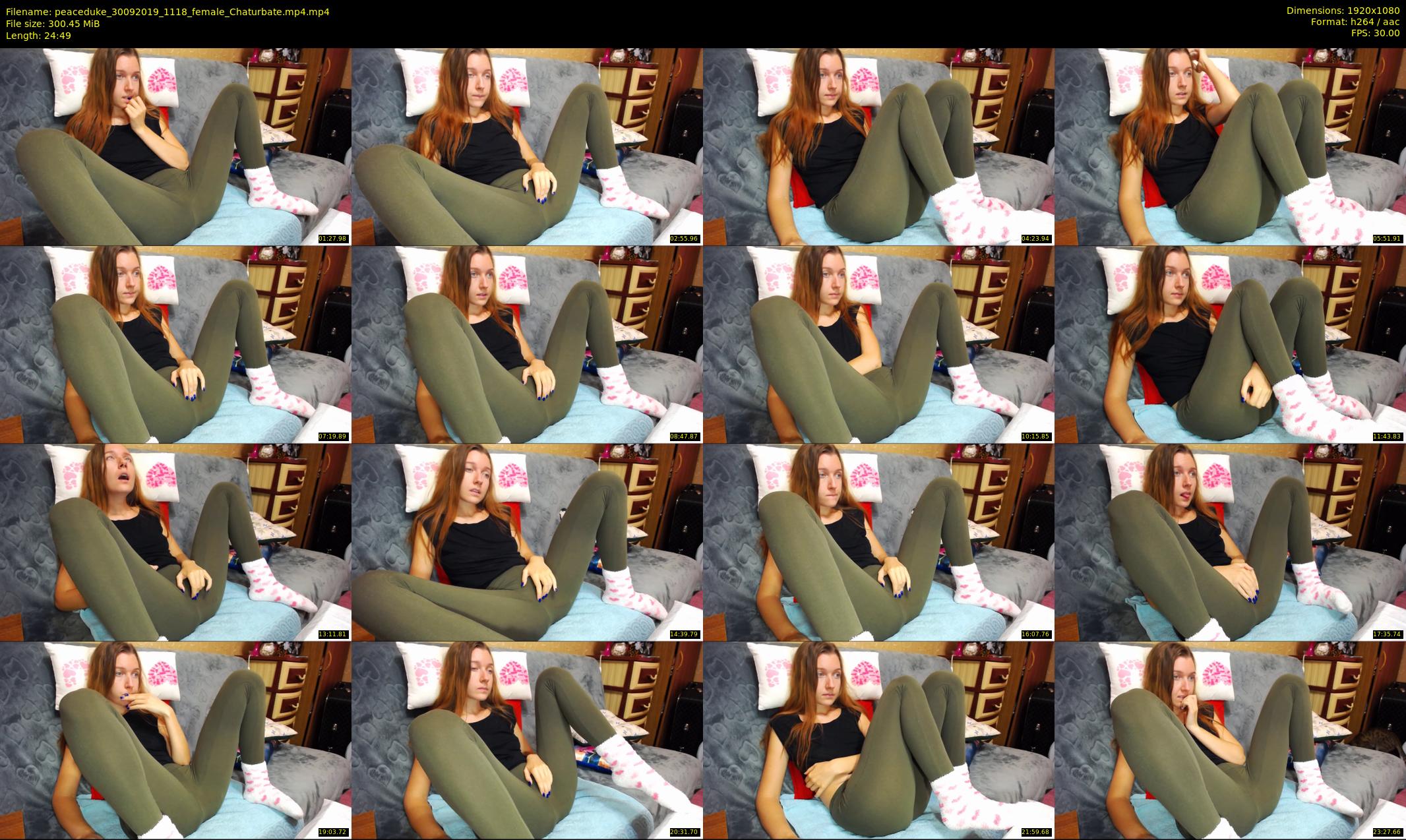 peaceduke — 25 minute Chaturbate female cam show recording, 1080p, Sep 30, 2019