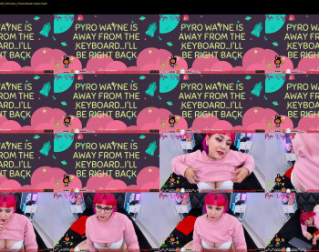 pyrowayne — 43 minute Chaturbate female cam show recording, 720p, Oct 1, 2019
