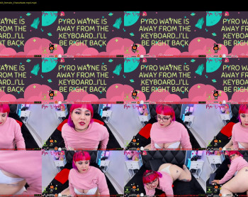 pyrowayne — 43 minute Chaturbate female cam show recording, 720p, Oct 1, 2019