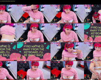 pyrowayne — 43 minute Chaturbate female cam show recording, 720p, Oct 1, 2019