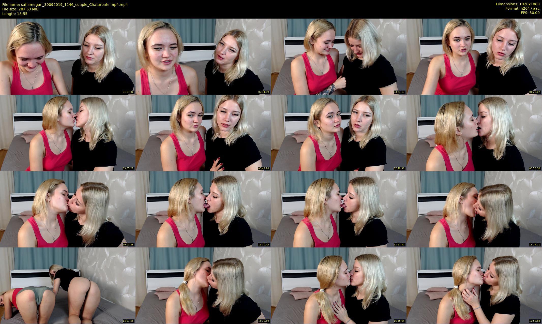 safiamegan — 19 minute Chaturbate couple cam show recording, 1080p, Sep 30, 2019
