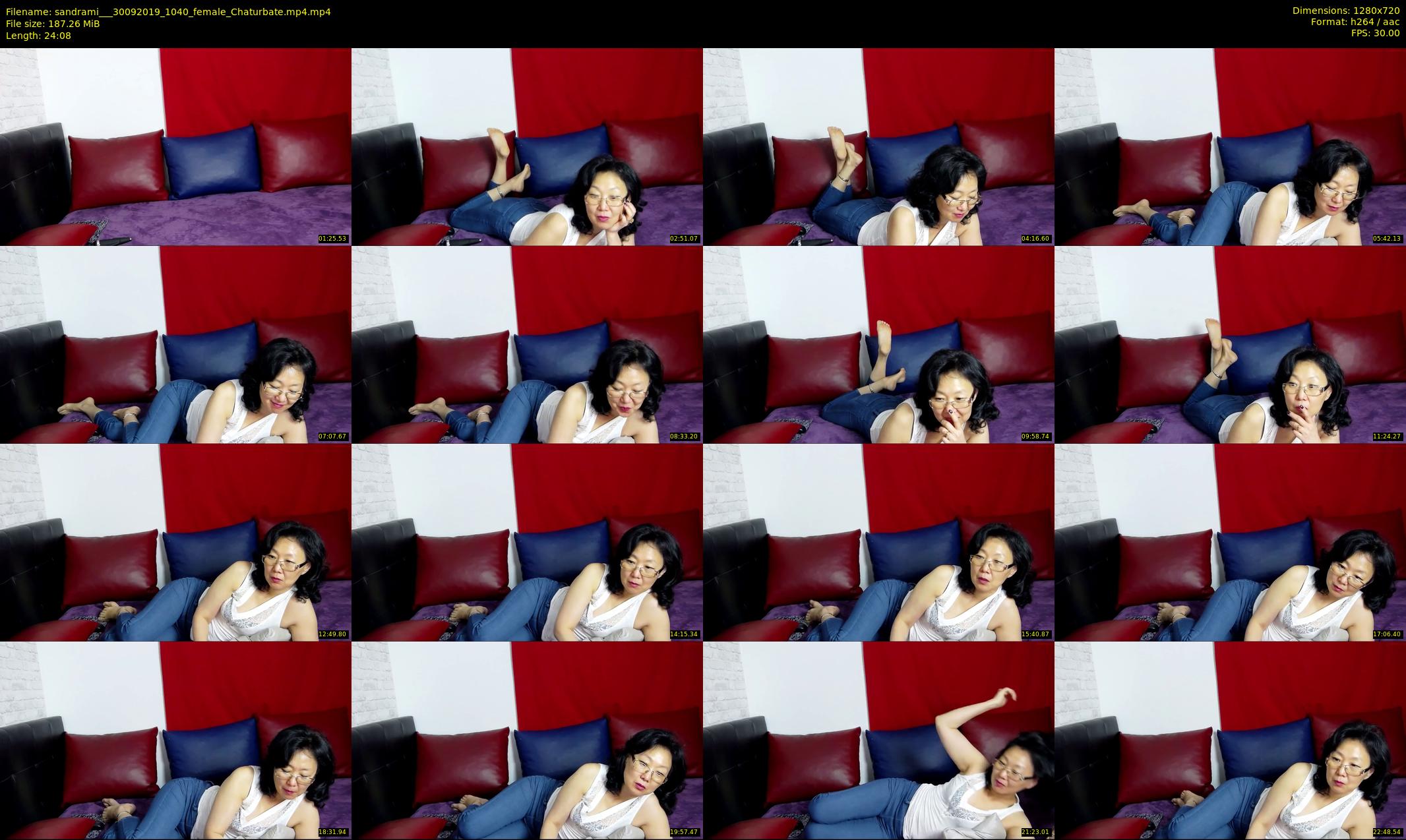 sandrami__ — 25 minute Chaturbate female cam show recording, 720p, Sep 30, 2019