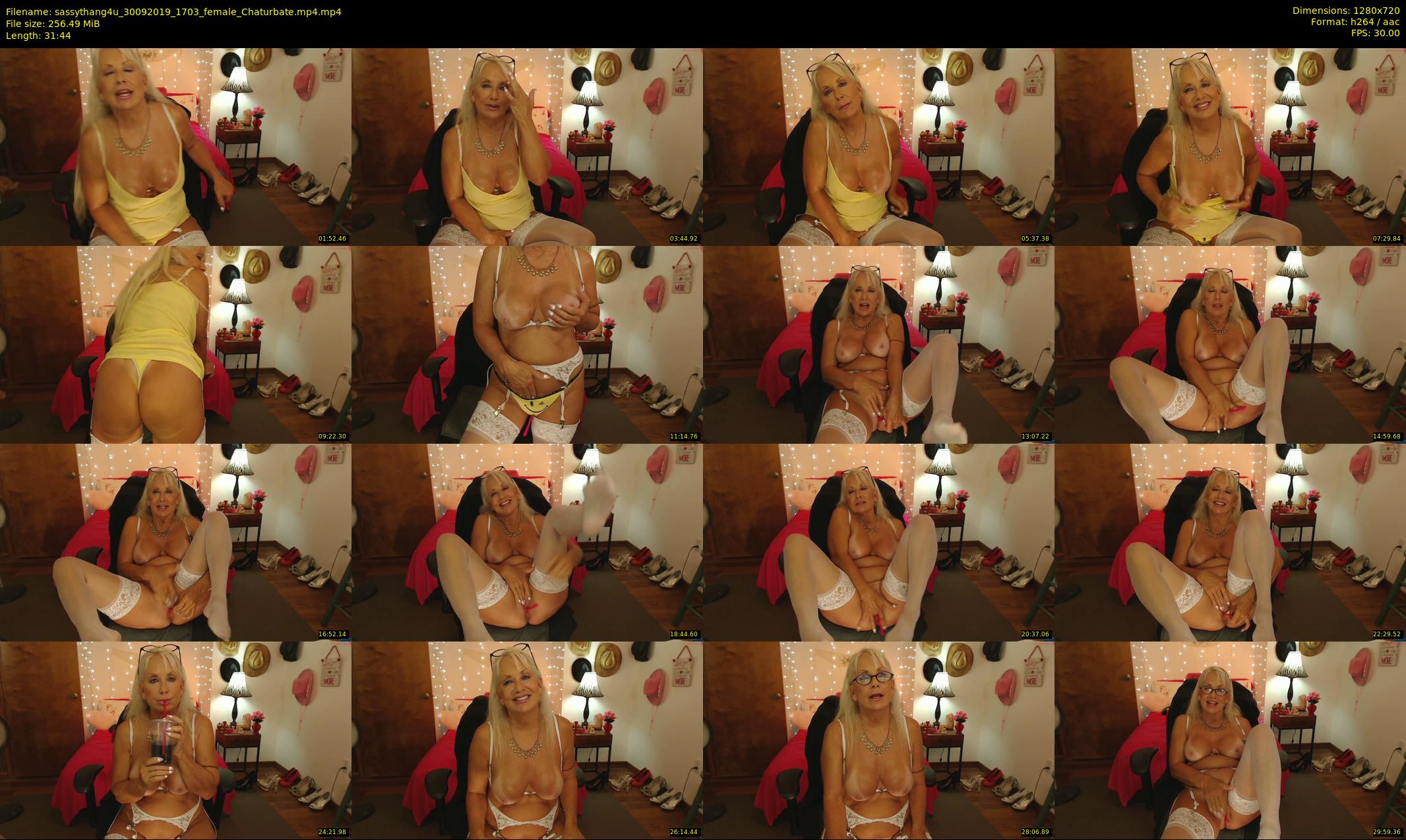 sassythang4u — 32 minute Chaturbate female cam show recording, 720p, Sep 30, 2019