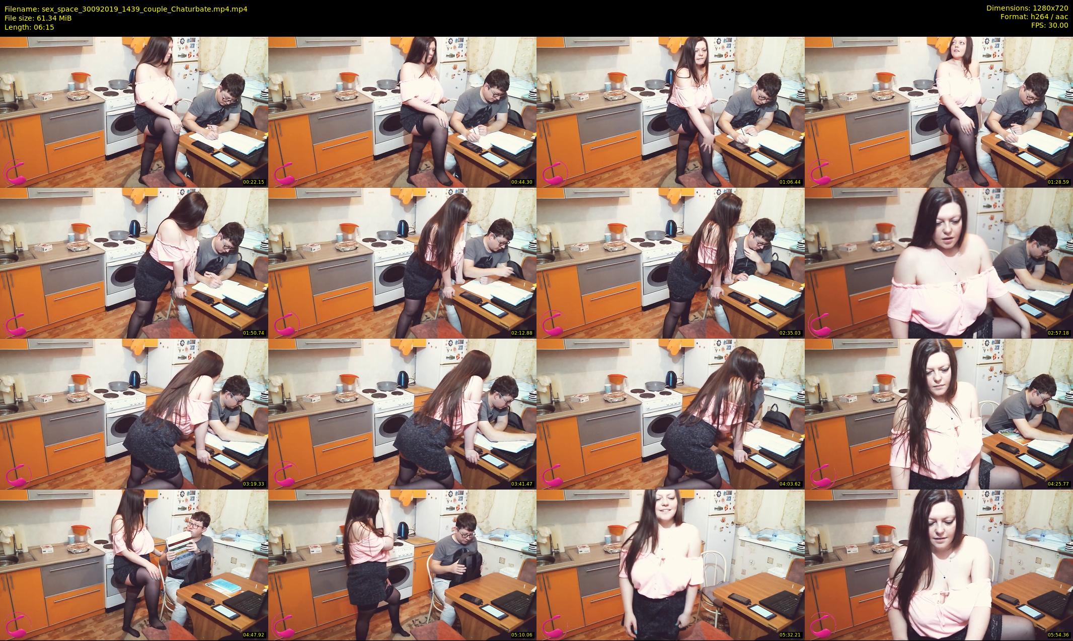 sex_space — 7 minute Chaturbate couple cam show recording, 720p, Sep 30, 2019