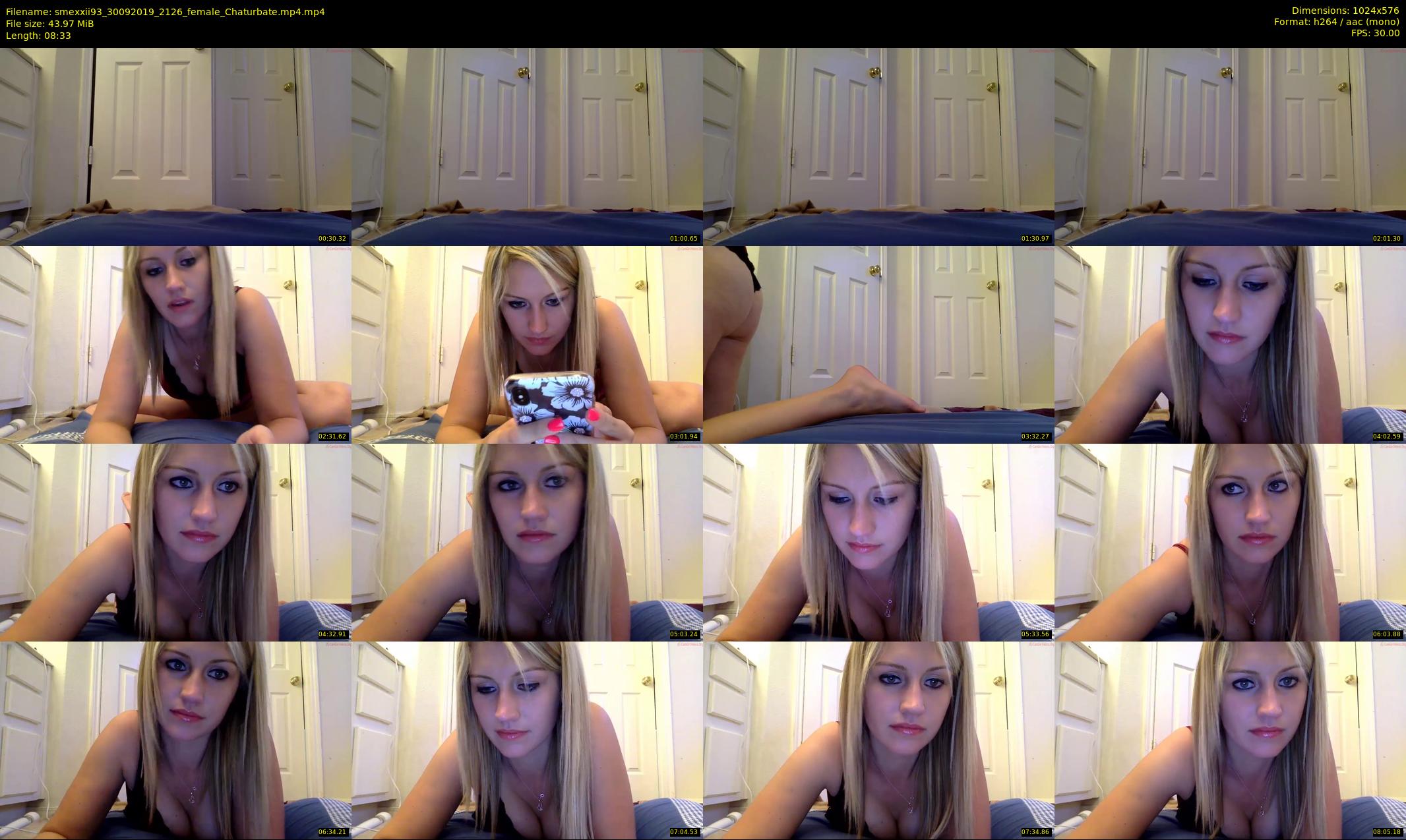 smexxii93 — 9 minute Chaturbate female cam show recording, 480p, Sep 30, 2019