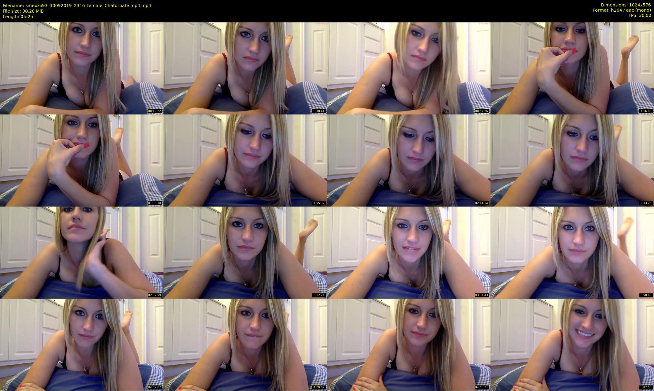 smexxii93 — 6 minute Chaturbate female cam show recording, 480p, Sep 30, 2019