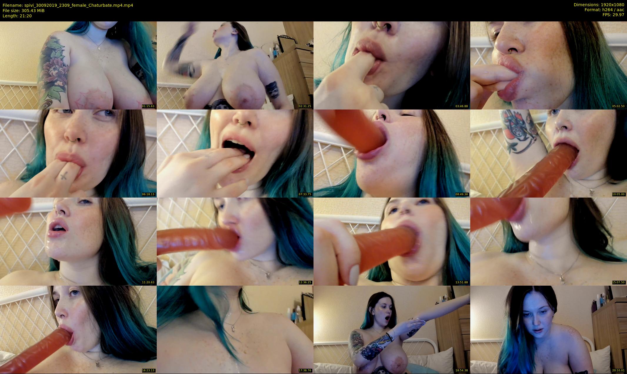 spivi — 22 minute Chaturbate female cam show recording, 1080p, Sep 30, 2019