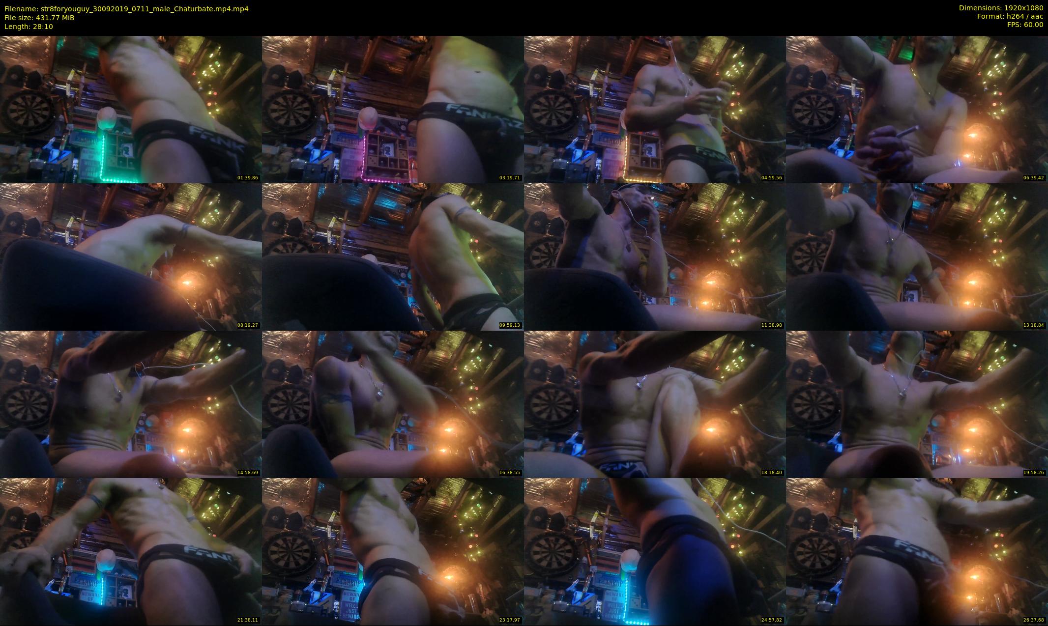 str8foryouguy — 29 minute Chaturbate male cam show recording, 1080p, Sep 30, 2019