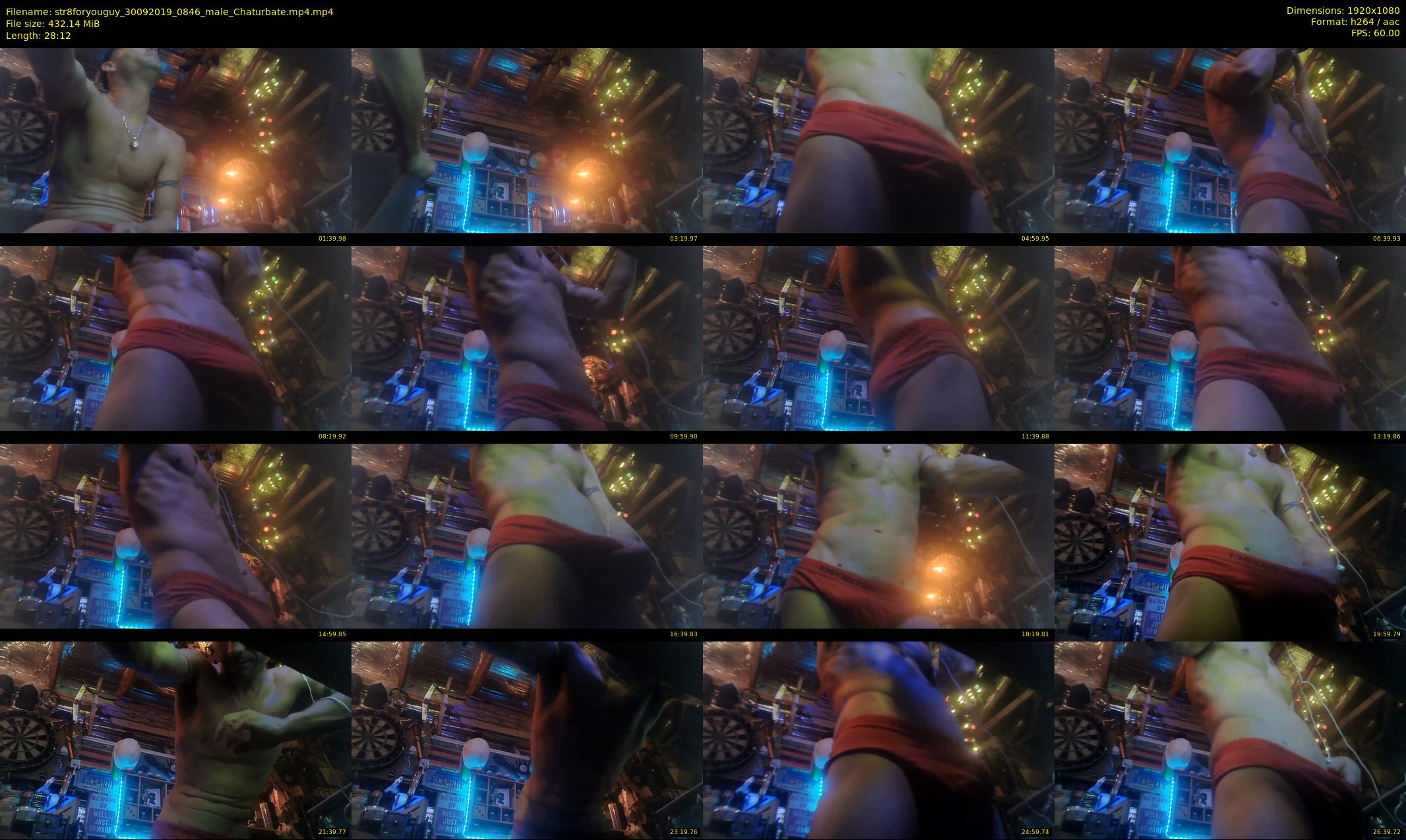 str8foryouguy — 29 minute Chaturbate male cam show recording, 1080p, Sep 30, 2019
