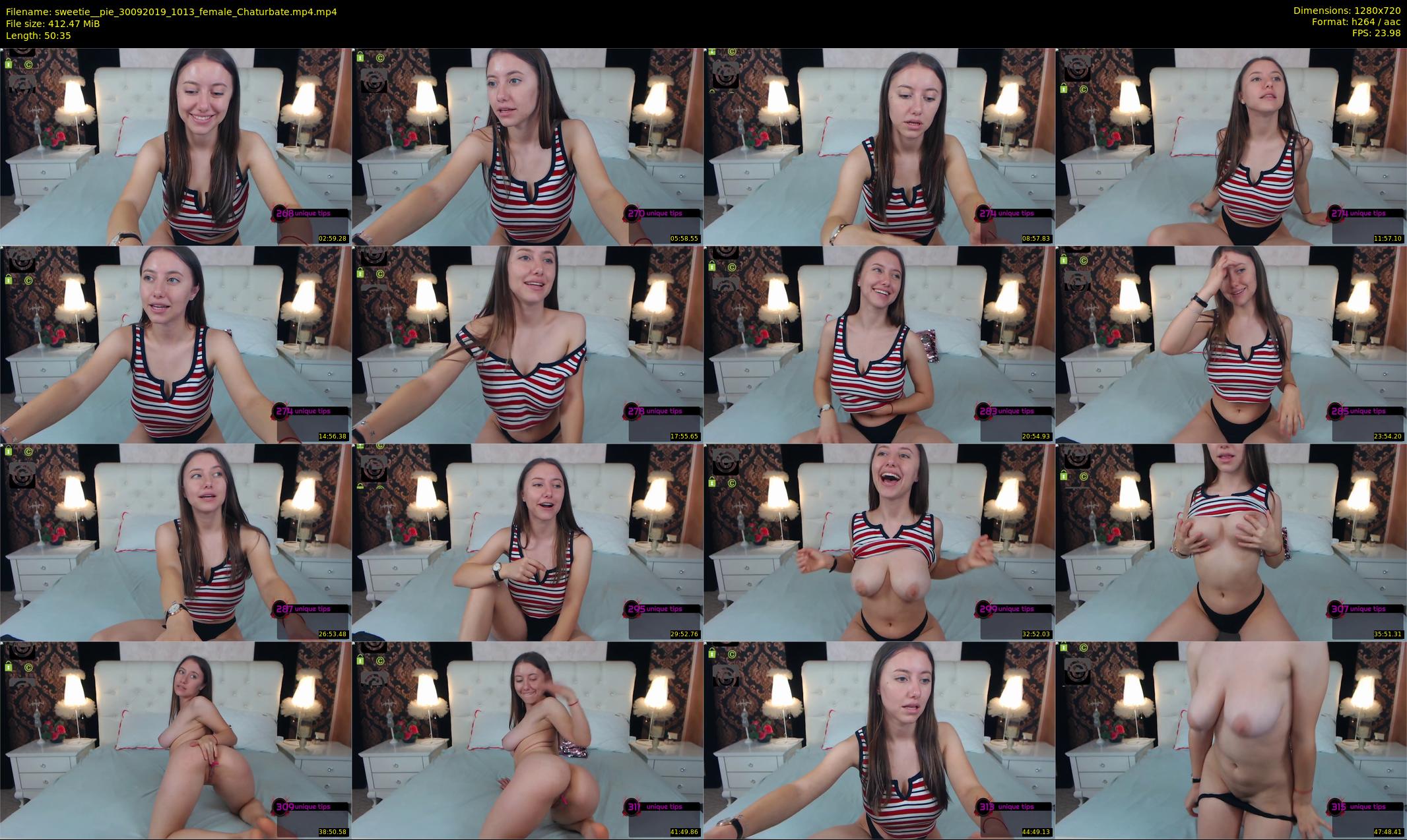 sweetie__pie — 51 minute Chaturbate female cam show recording, 720p, Sep 30, 2019