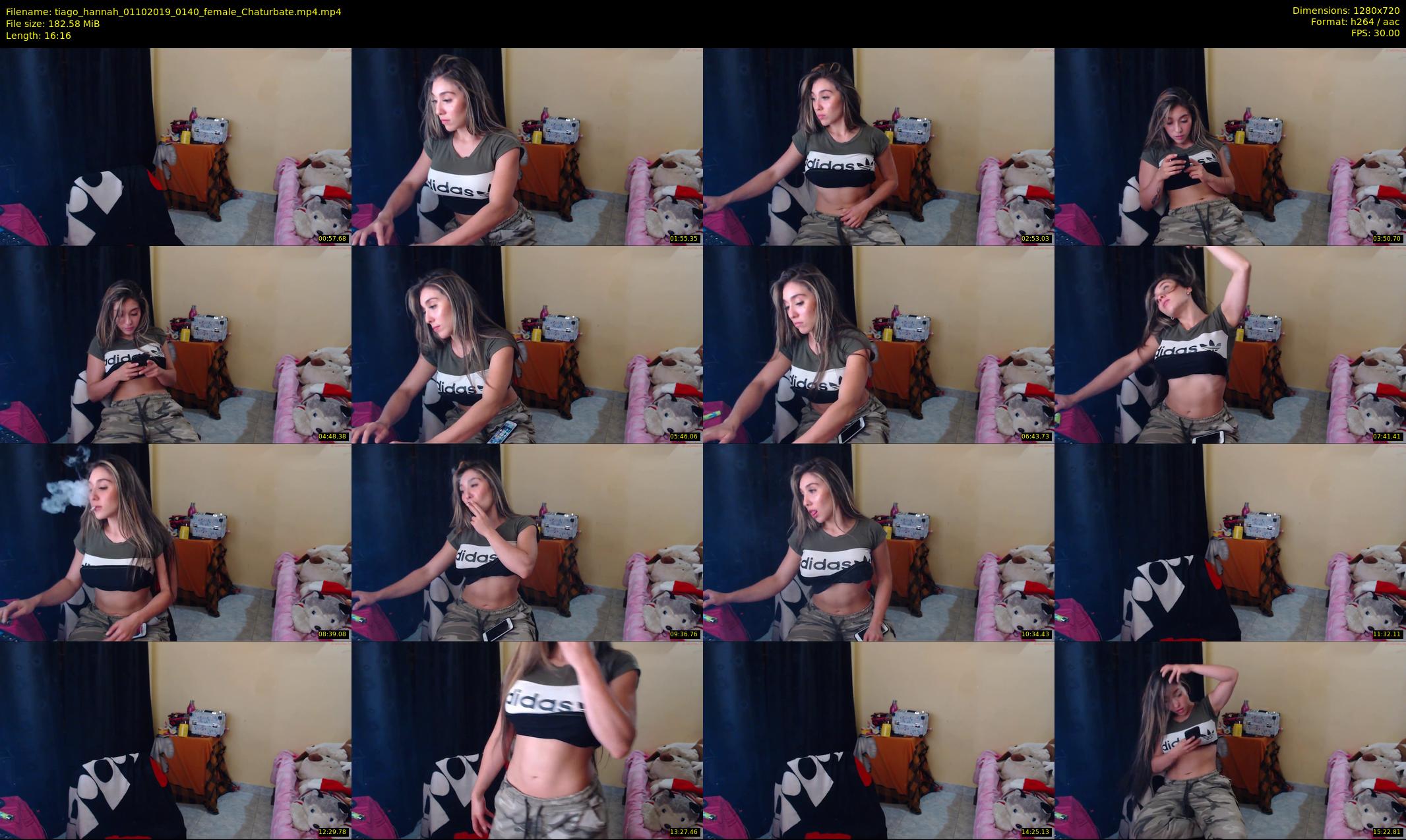 tiago_hannah — 17 minute Chaturbate couple cam show recording, 720p, Oct 1, 2019