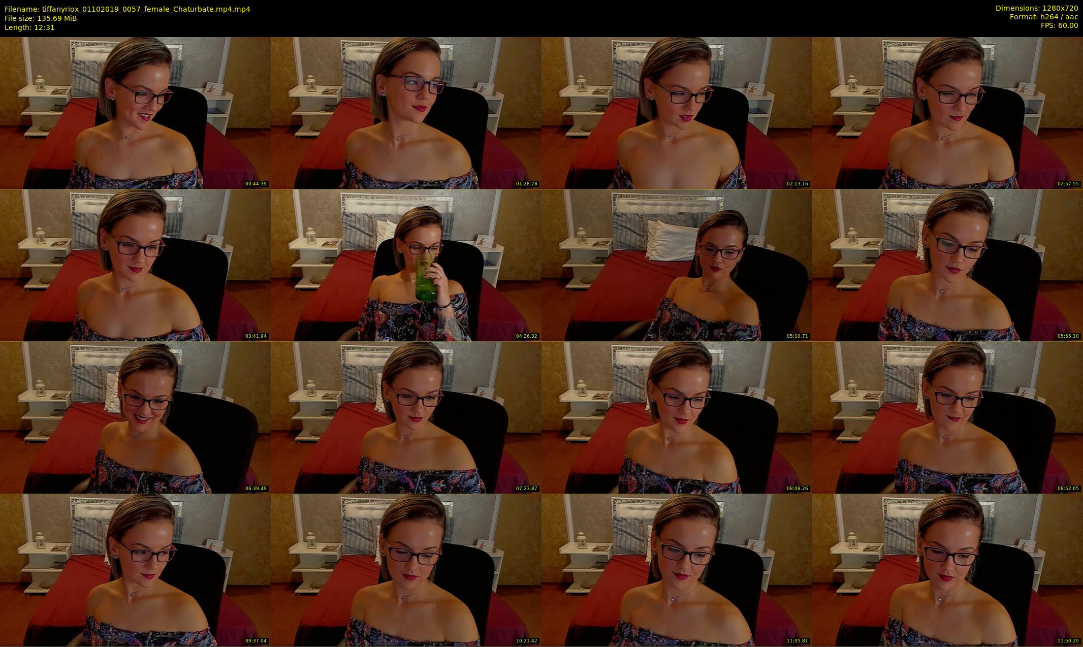 tiffanyriox — 13 minute Chaturbate female cam show recording, 720p, Oct 1, 2019