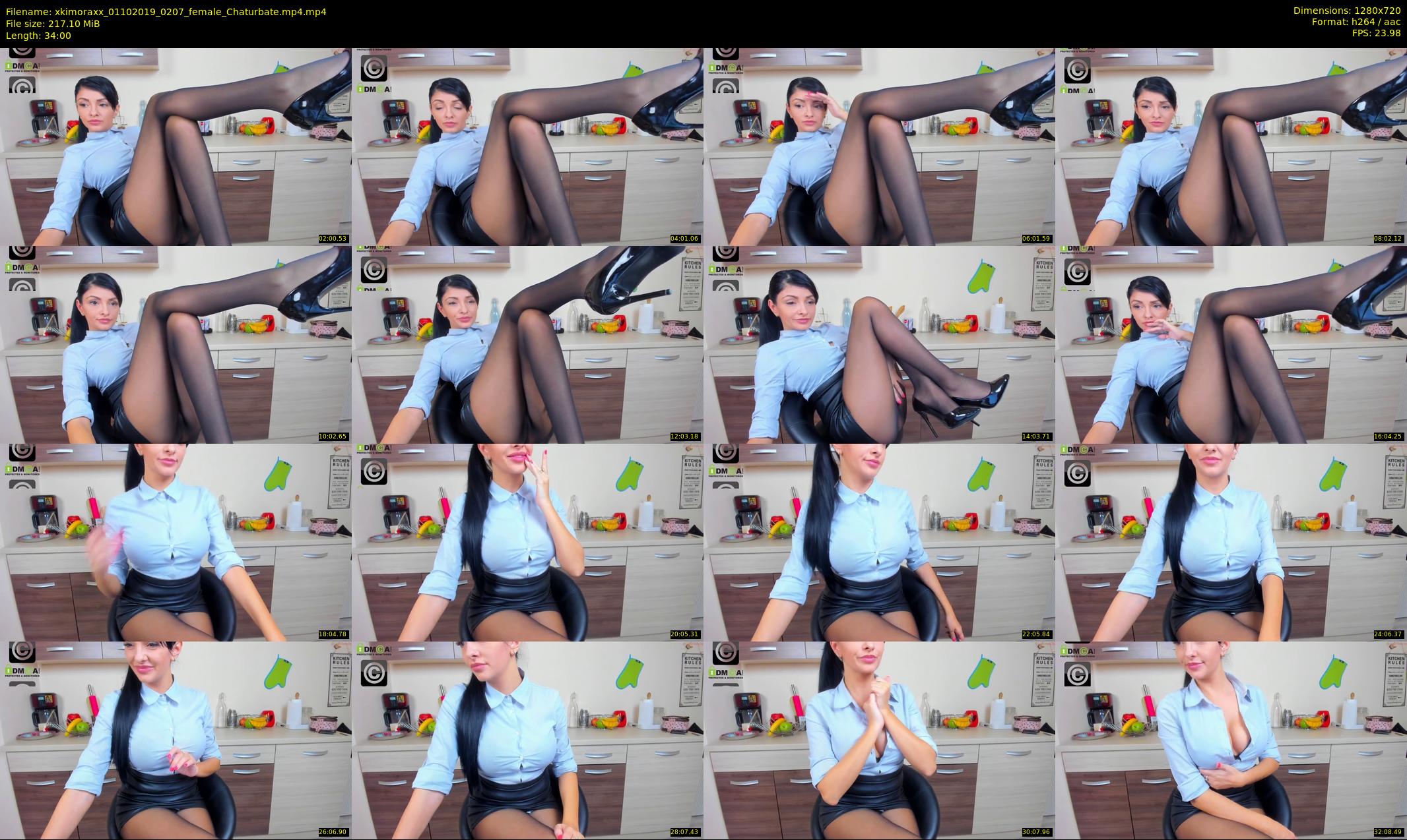 xkimoraxx — 34 minute Chaturbate female cam show recording, 720p, Oct 1, 2019