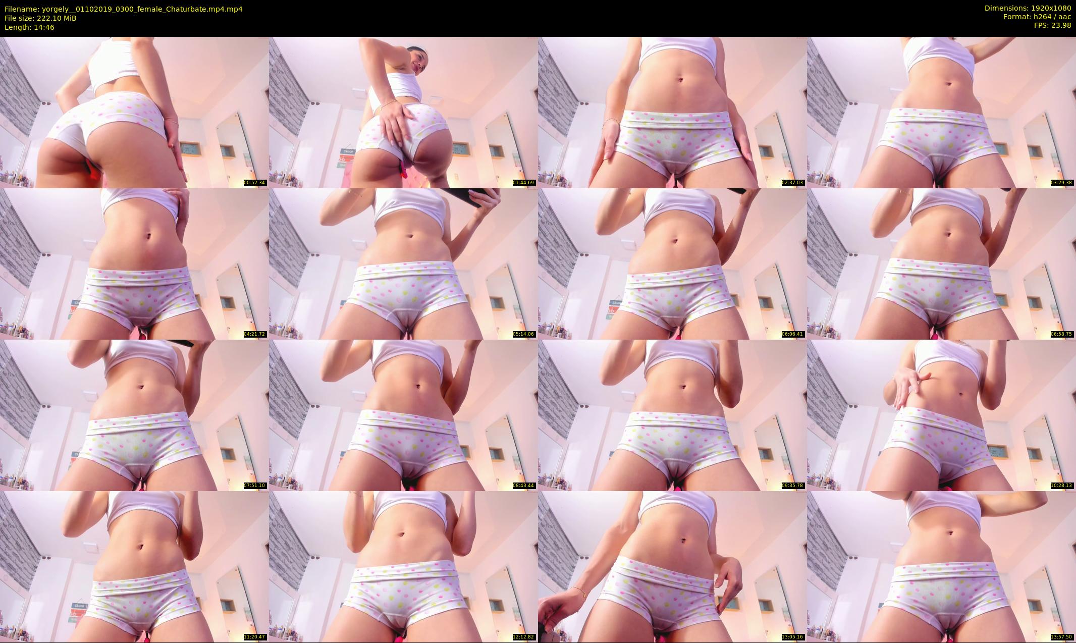 yorgely_ — 15 minute Chaturbate female cam show recording, 1080p, Oct 1, 2019