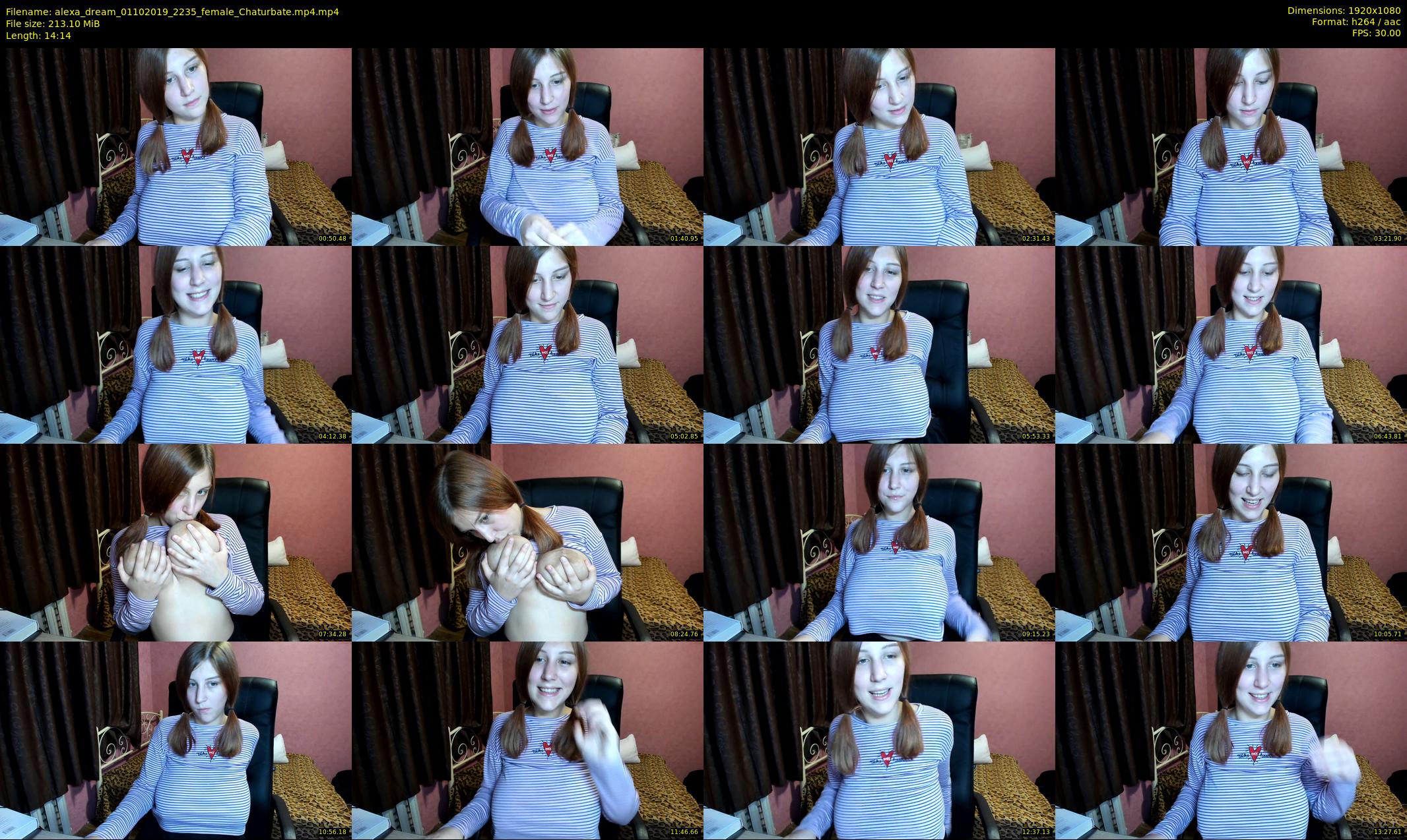 alexa_dream — 15 minute Chaturbate female cam show recording, 1080p, Oct 1, 2019