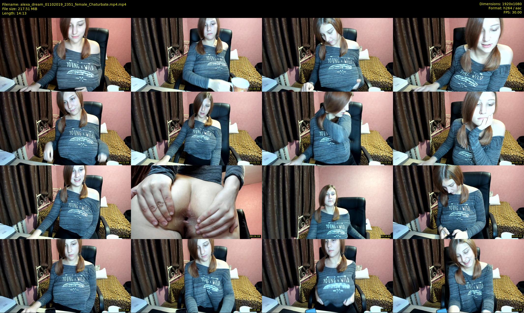 alexa_dream — 15 minute Chaturbate female cam show recording, 1080p, Oct 1, 2019