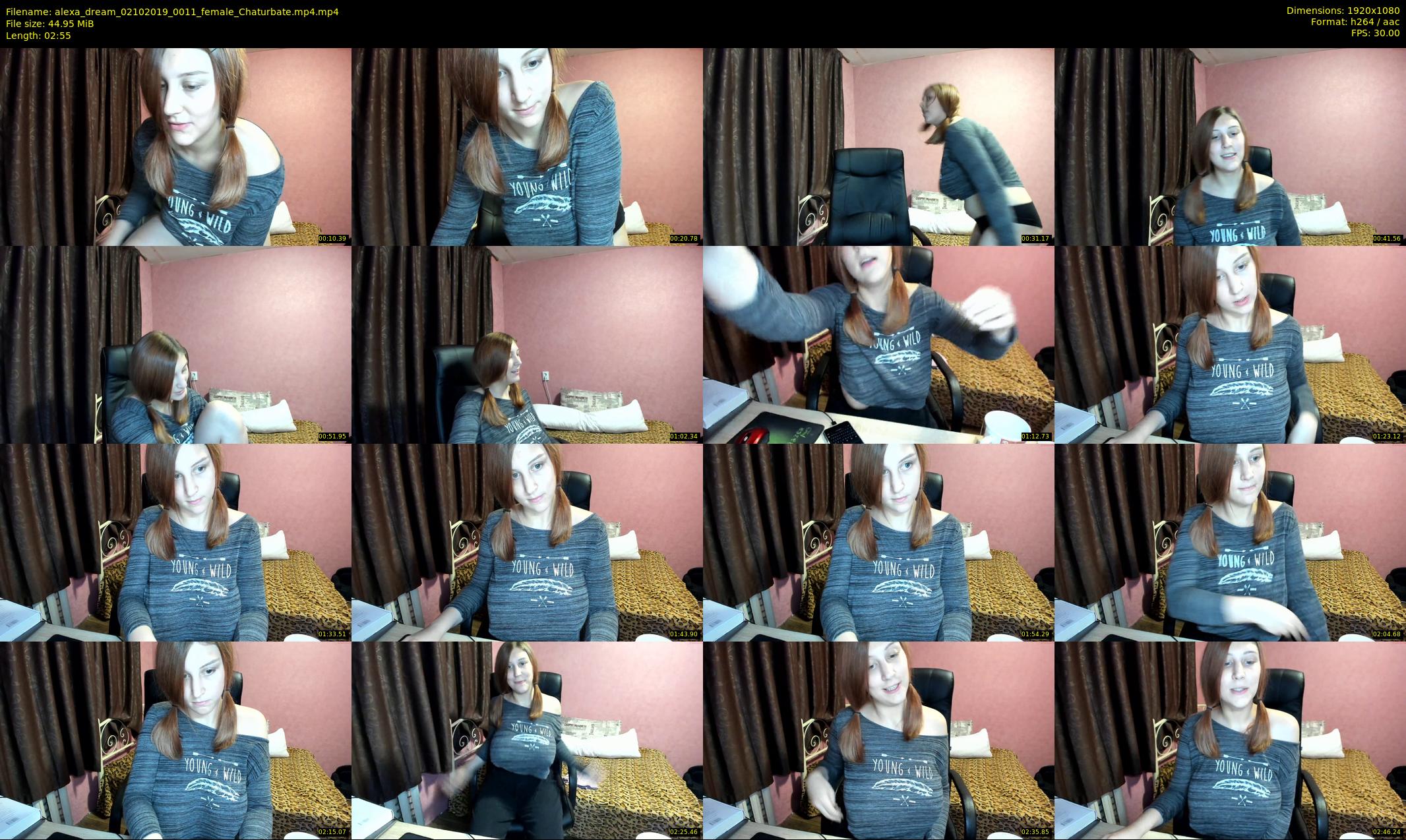 alexa_dream — 3 minute Chaturbate female cam show recording, 1080p, Oct 2, 2019