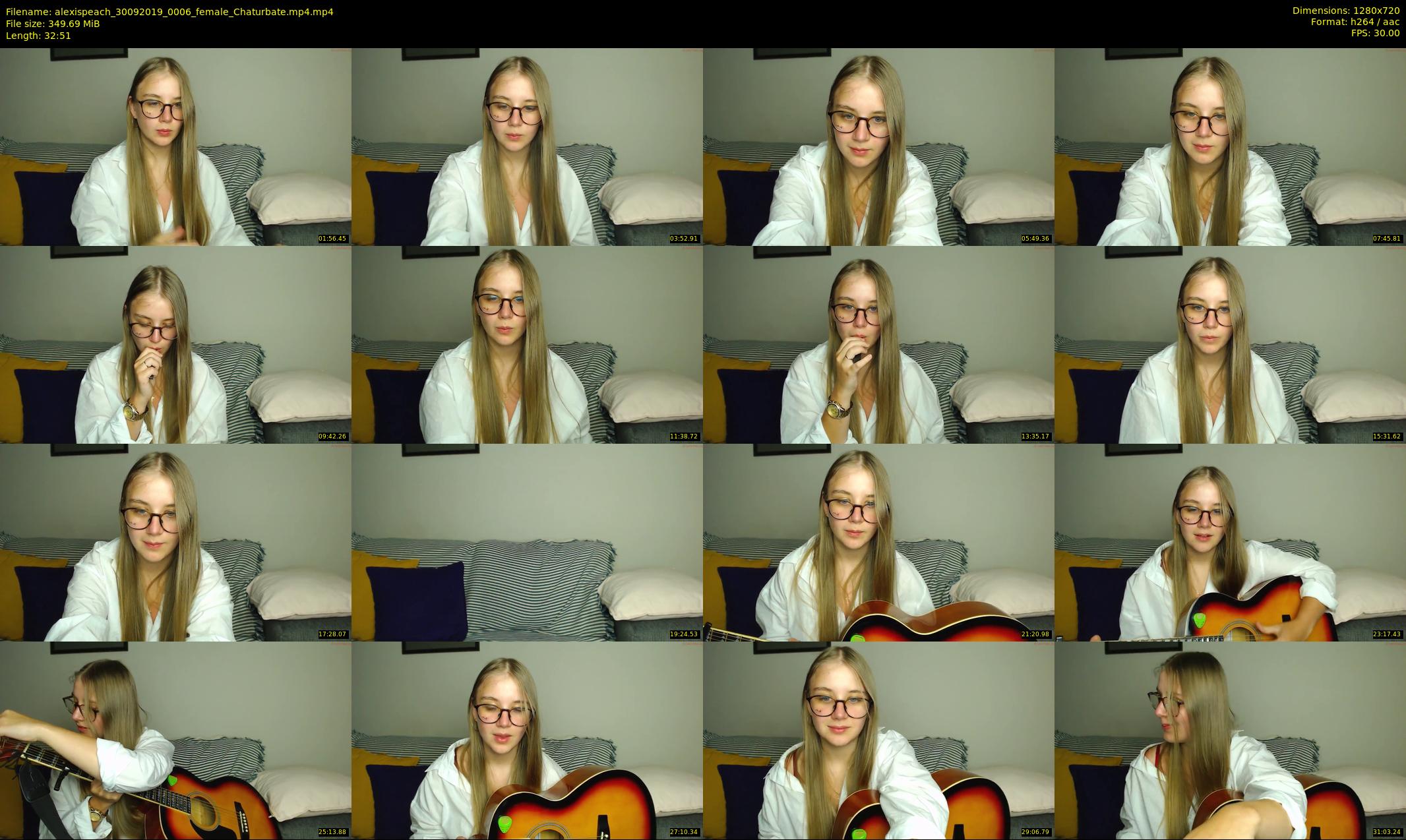 alexispeach — 33 minute Chaturbate female cam show recording, 720p, Sep 30, 2019